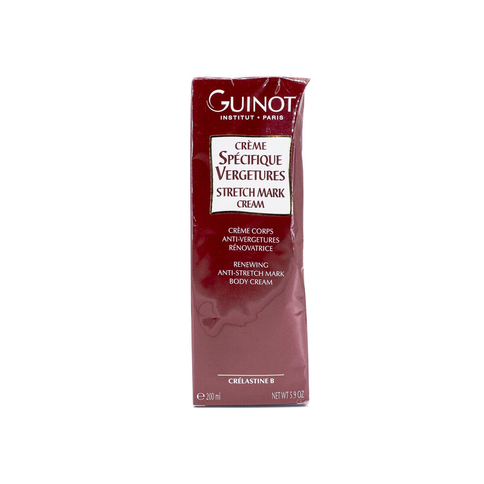 Crema corporal renovadora antiestrías GUINOT 150 ml - Caja Imperfect