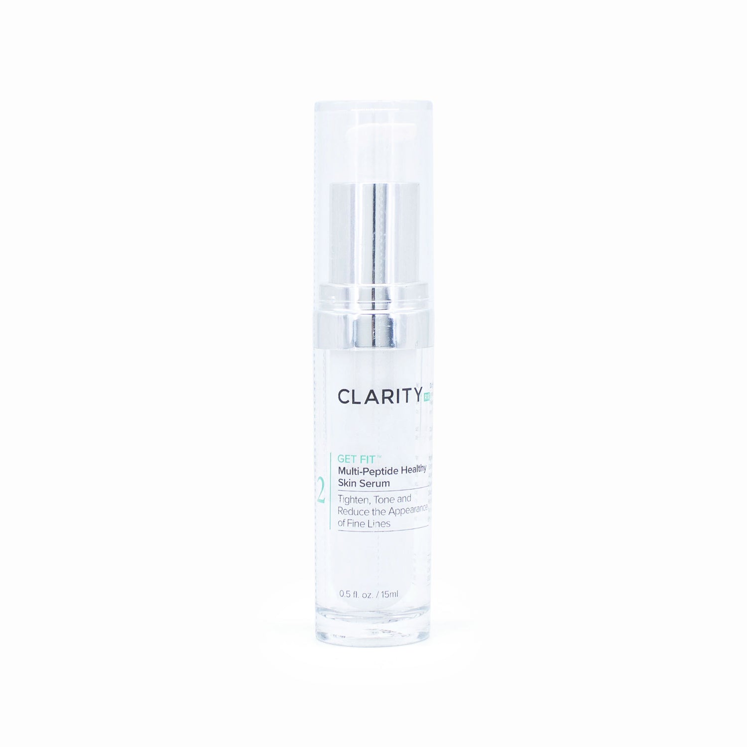 CLARITY RX Get Fit Suero Multipéptido para Piel Sana 0.5 oz - Falta una pequeña cantidad