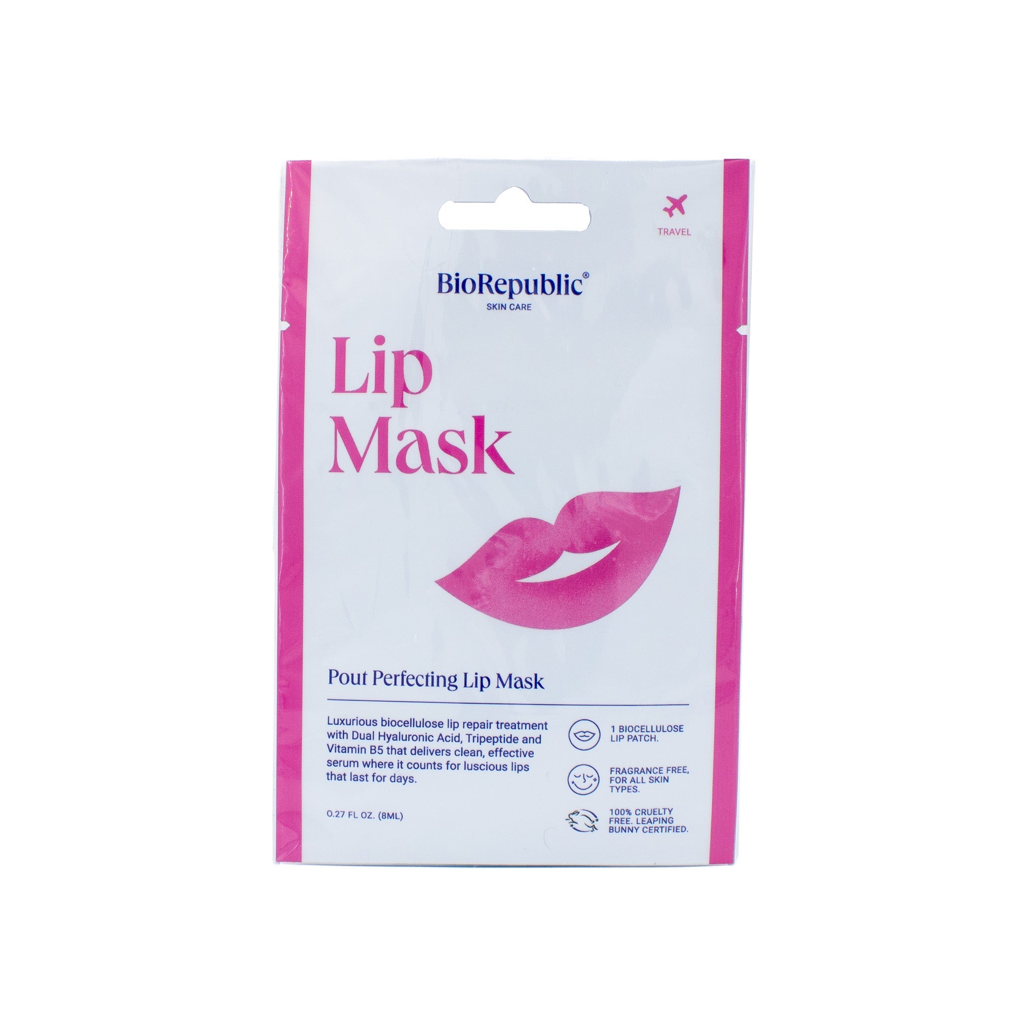 Mascarilla labial perfeccionadora de labios BioRepublic (paquete de 3) - Nuevo