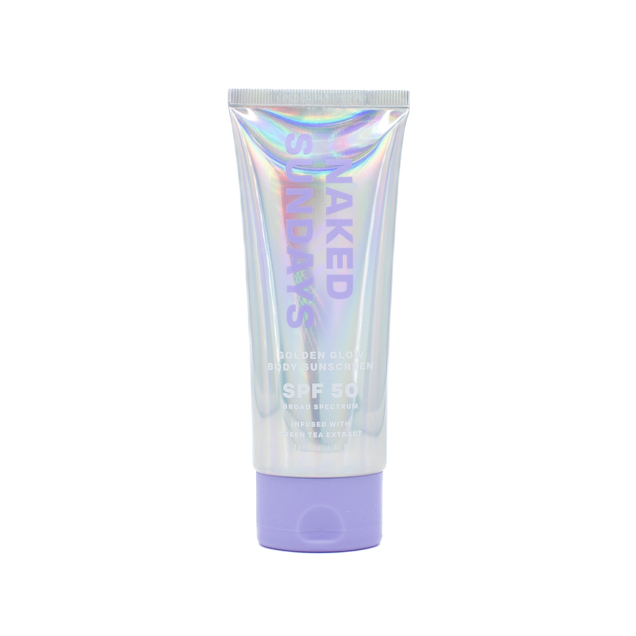 Naked Sundays SPF50 Golden Glow Body Sunscreen 3.38oz - New