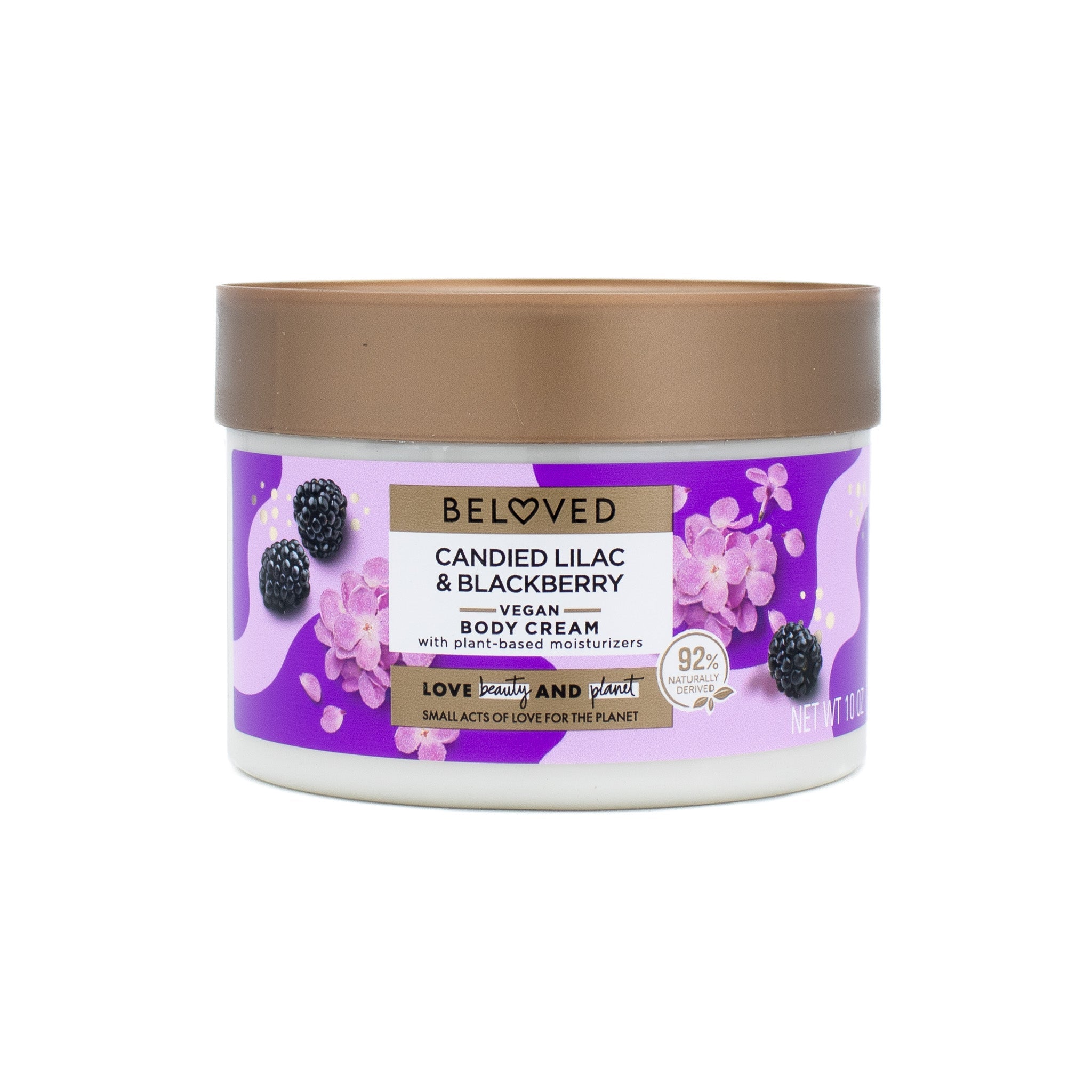 Crema corporal Beloved Candied Lilac &amp; Blackberry de 10 oz - Nueva