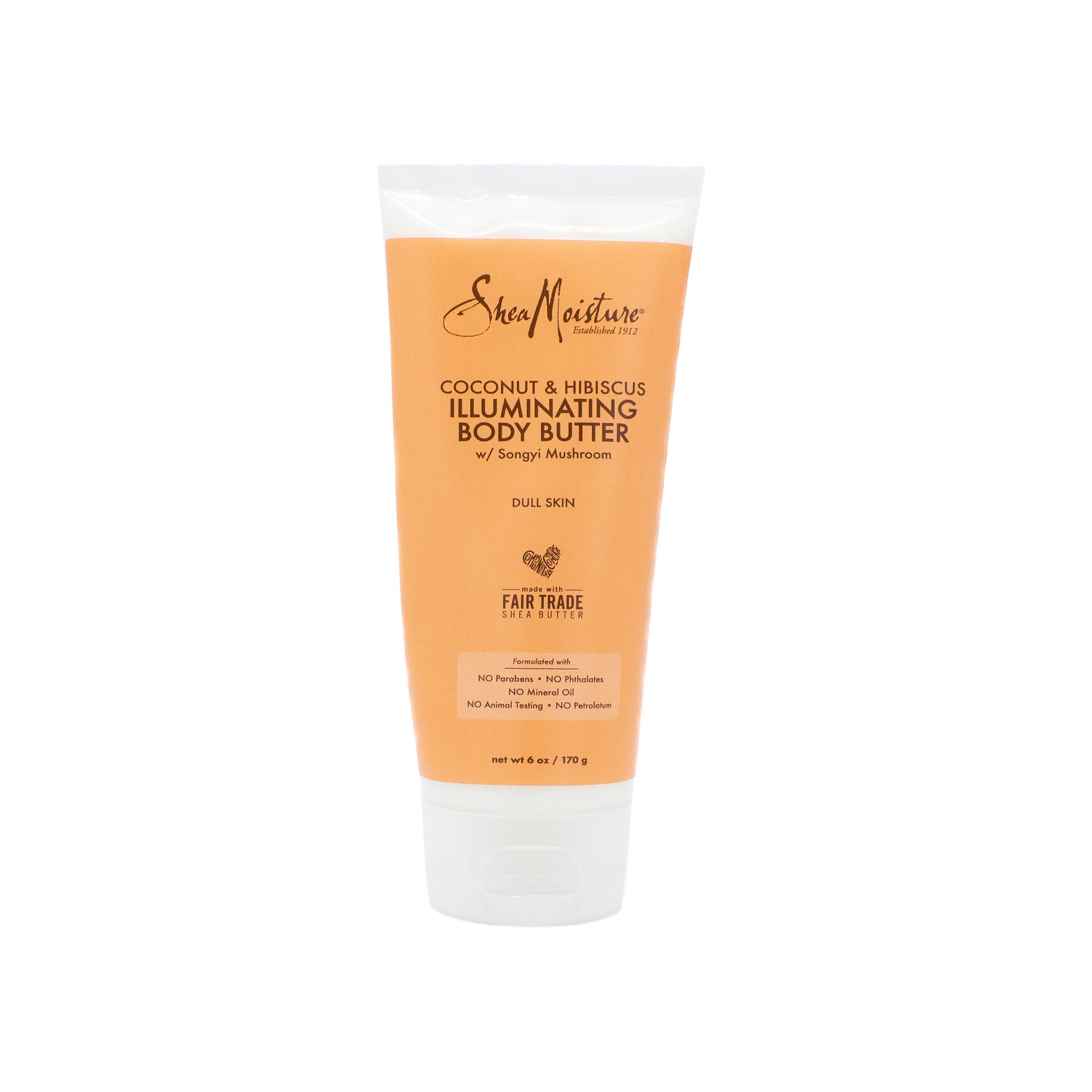 Manteca corporal iluminadora SheaMoisture Coco e Hibisco 170 ml - Nuevo