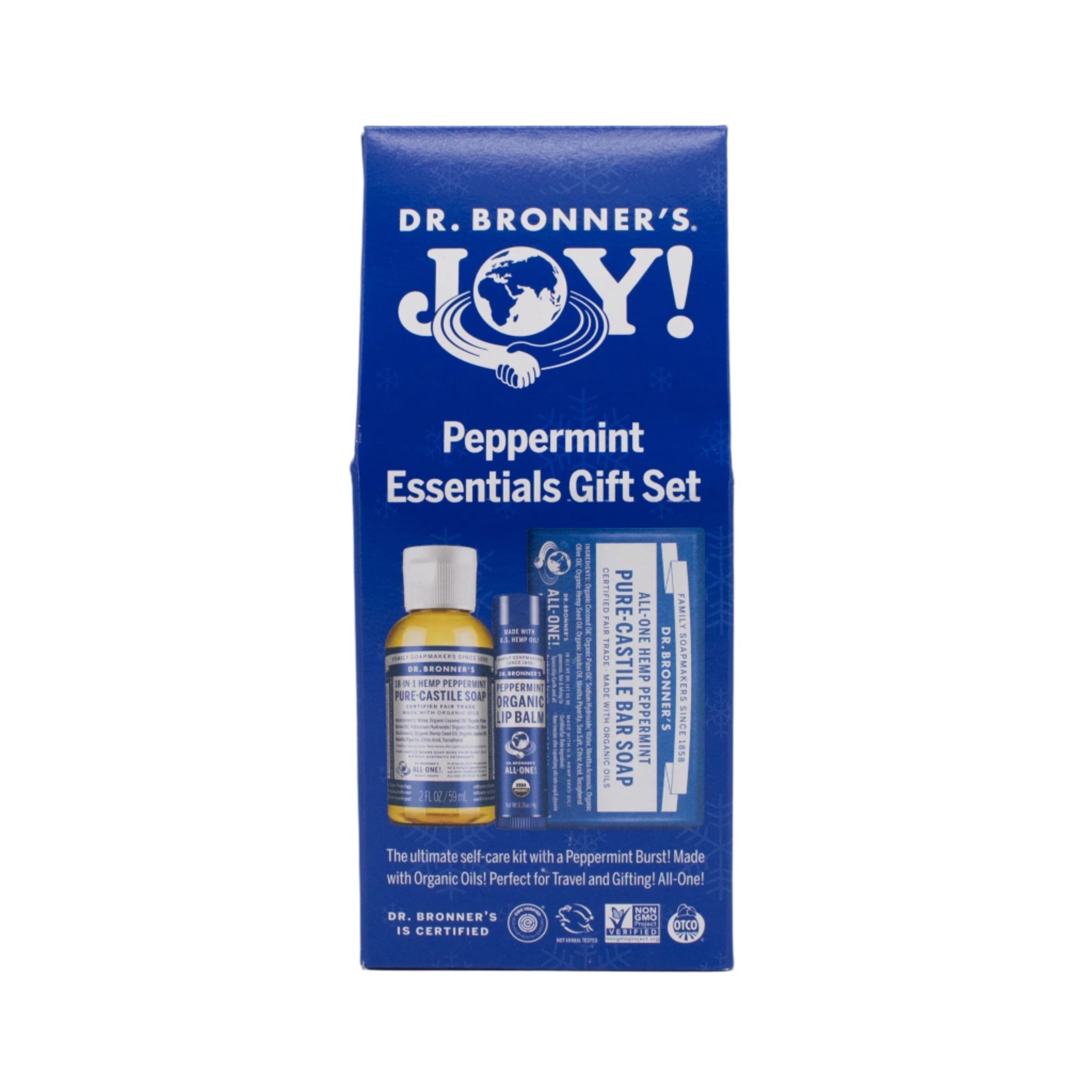 Dr. Bronner's Joy Peppermint Essentials Gift Set - New