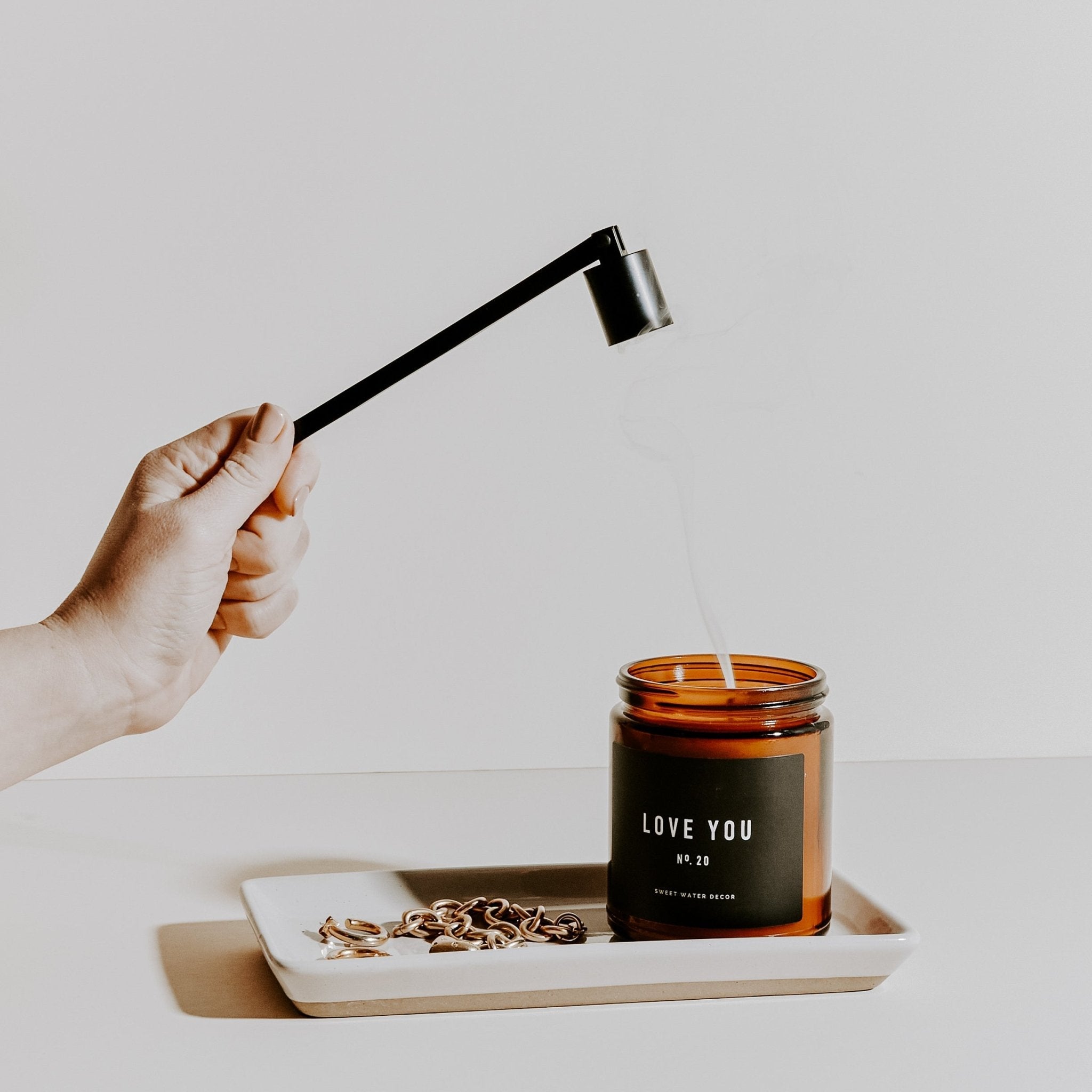 Kit de cuidado de velas negras