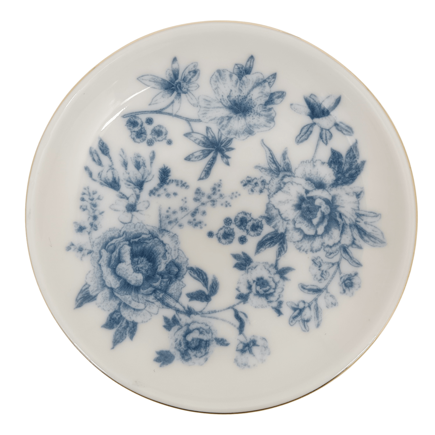 Plato de joyería azul de Delft