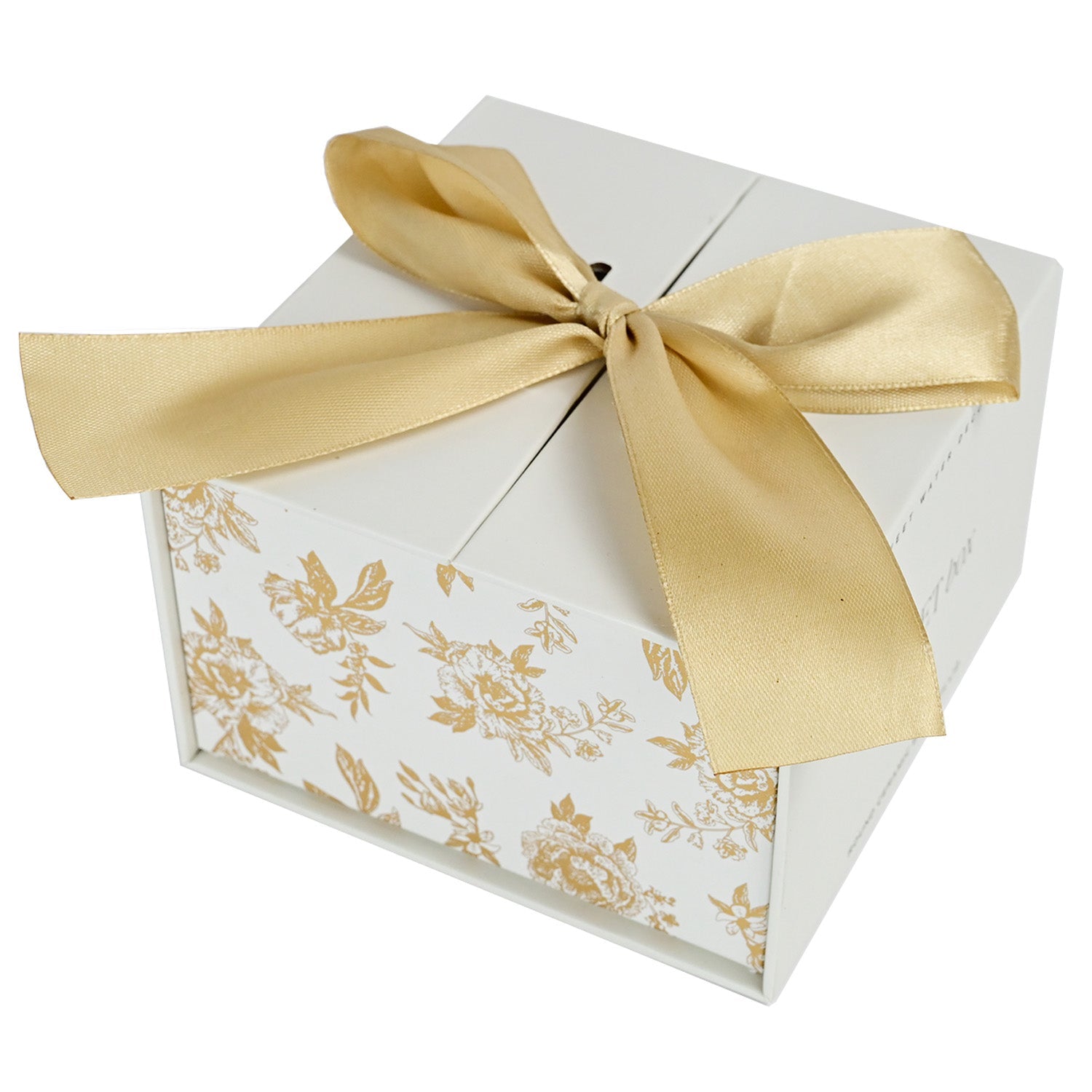 Gold Delft Trinket Dish with Lid