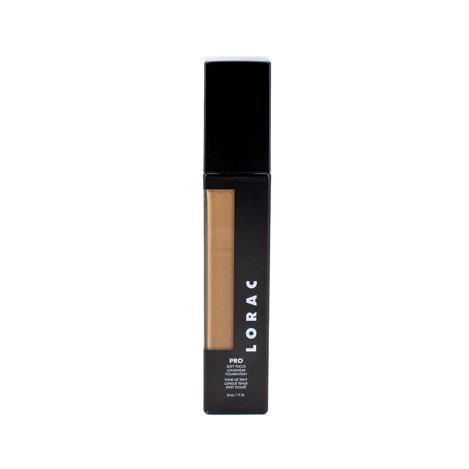 Base de maquillaje LORAC PRO Soft Focus de larga duración, tono 18 MEDIUM DARK, 1 oz - Imperfect Box