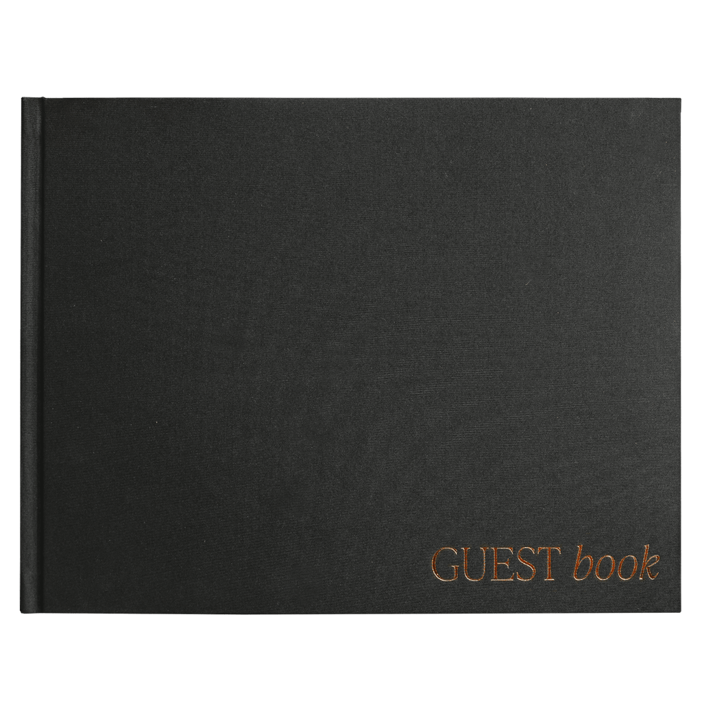 Libro de visitas negro