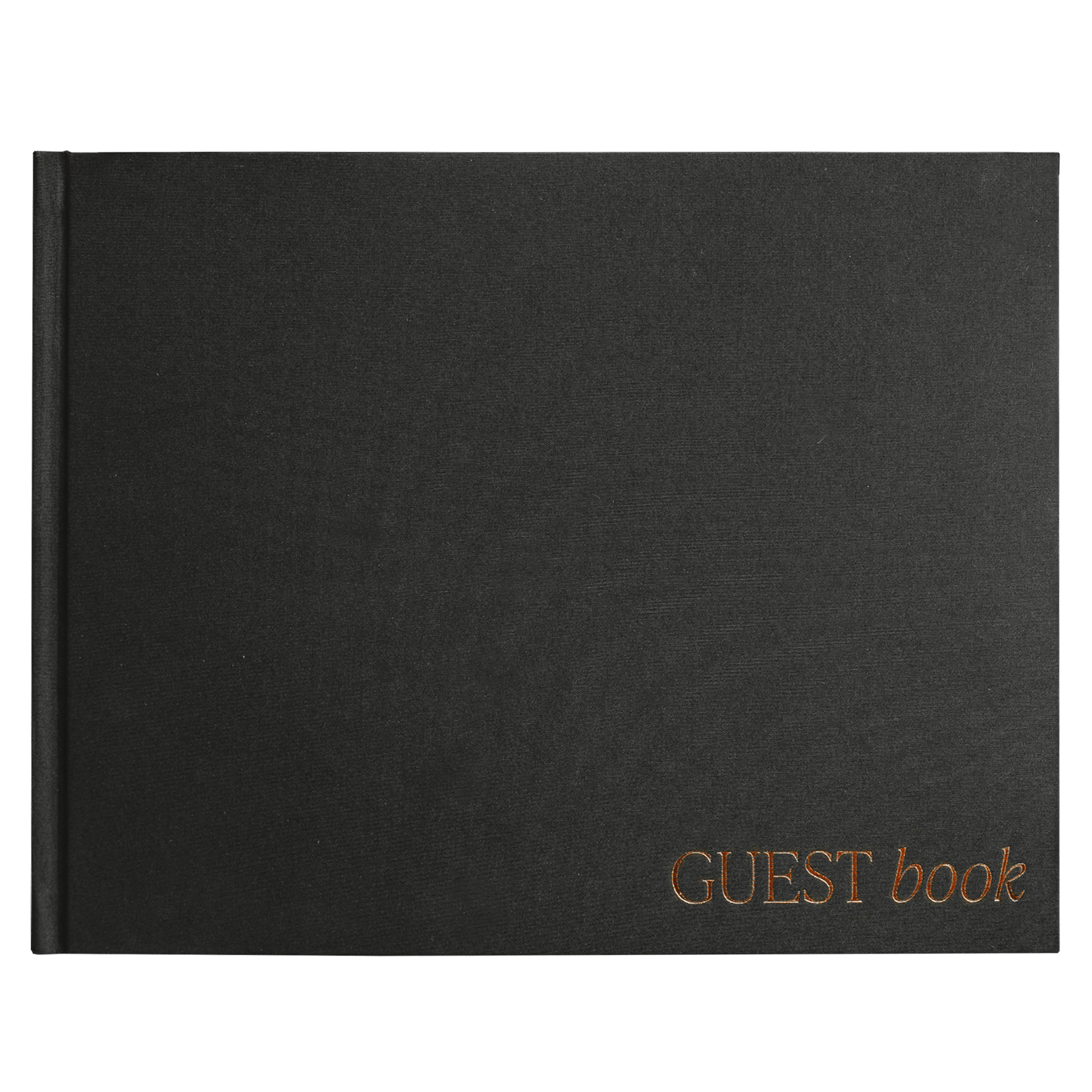 Libro de visitas negro