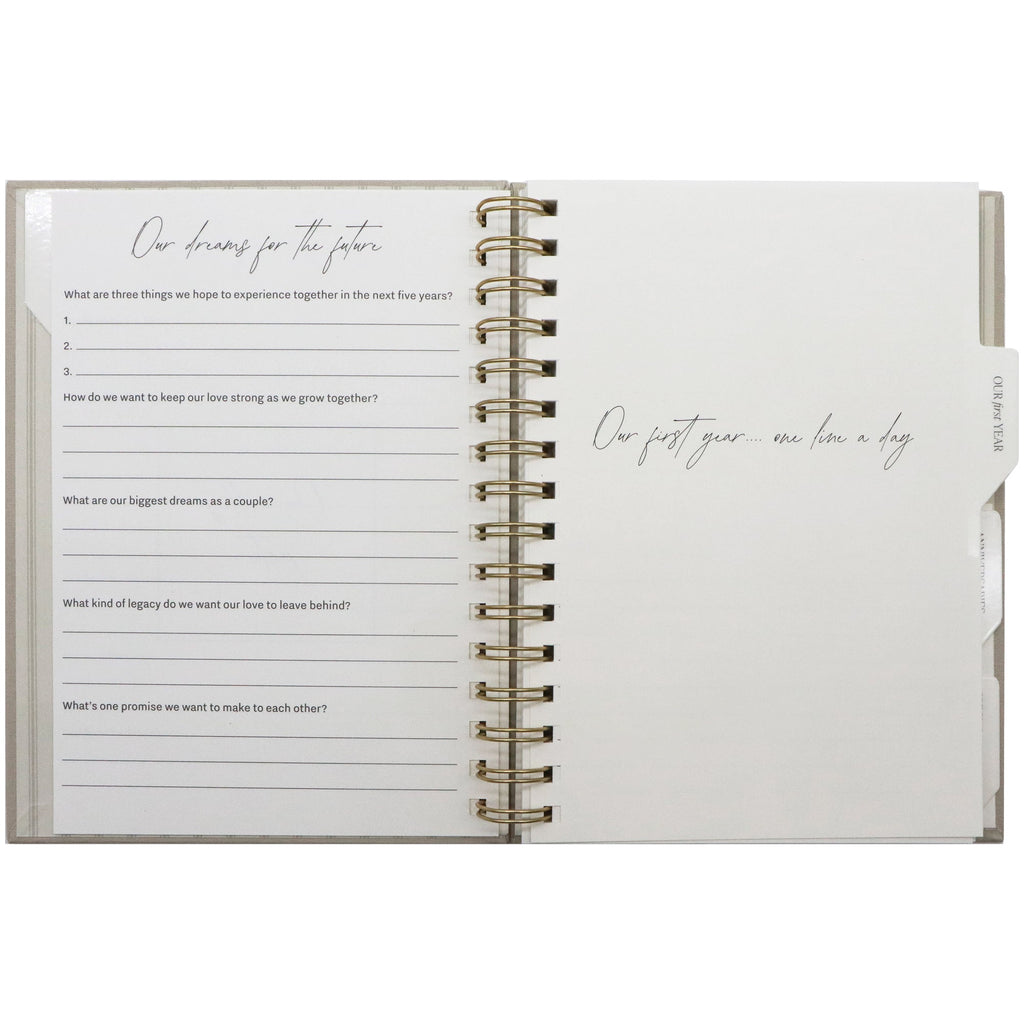 Newlywed One Line A Day Prompted Journal