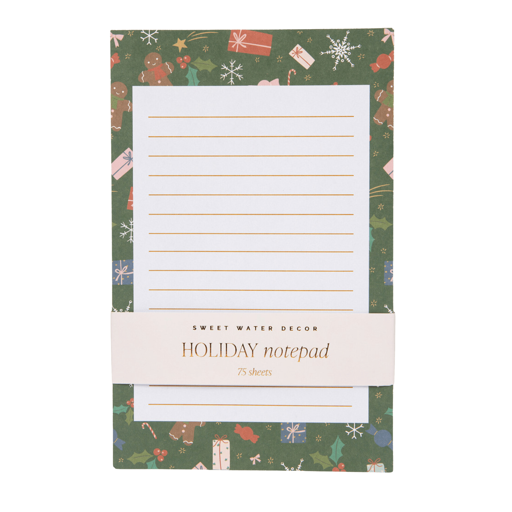Gingerbread Notepad