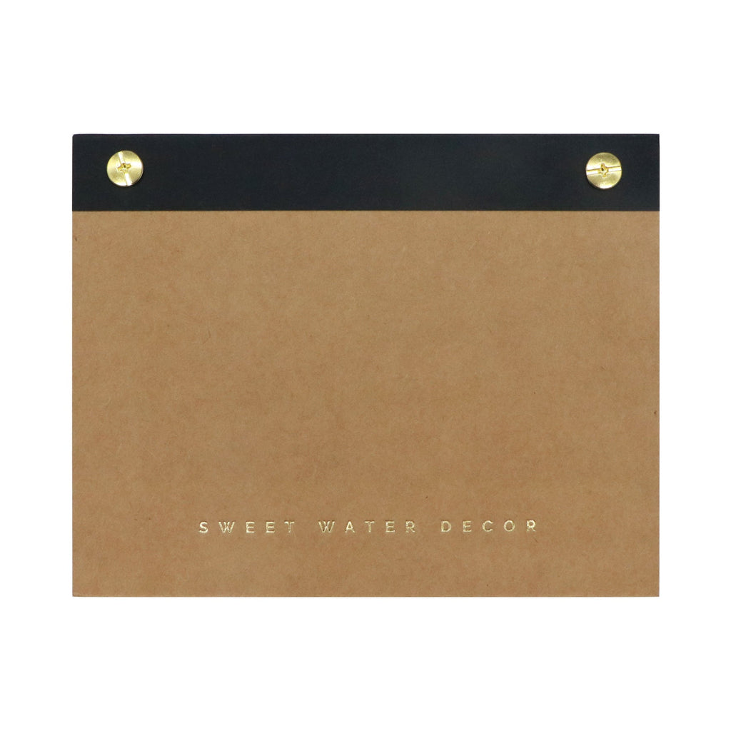 Small Gold Rivet Basic Notepad