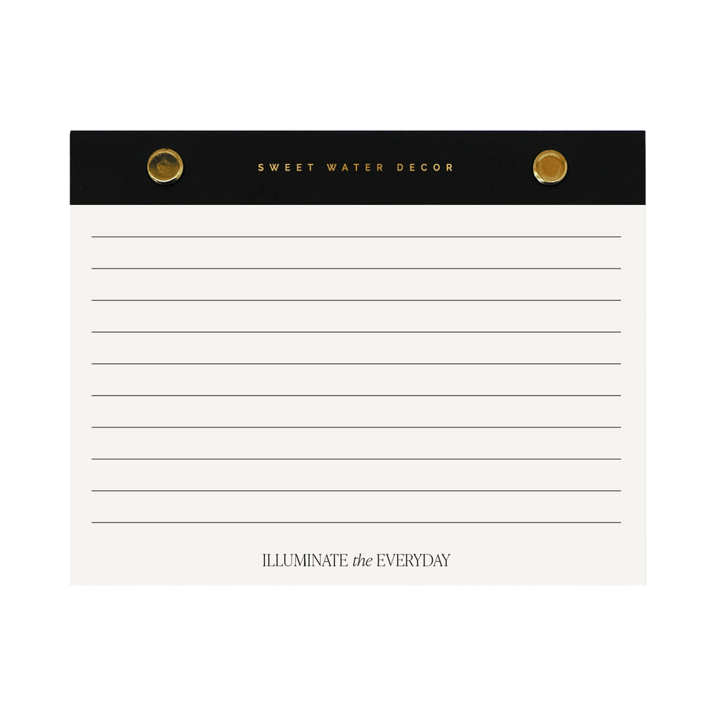 Small Gold Rivet Basic Notepad
