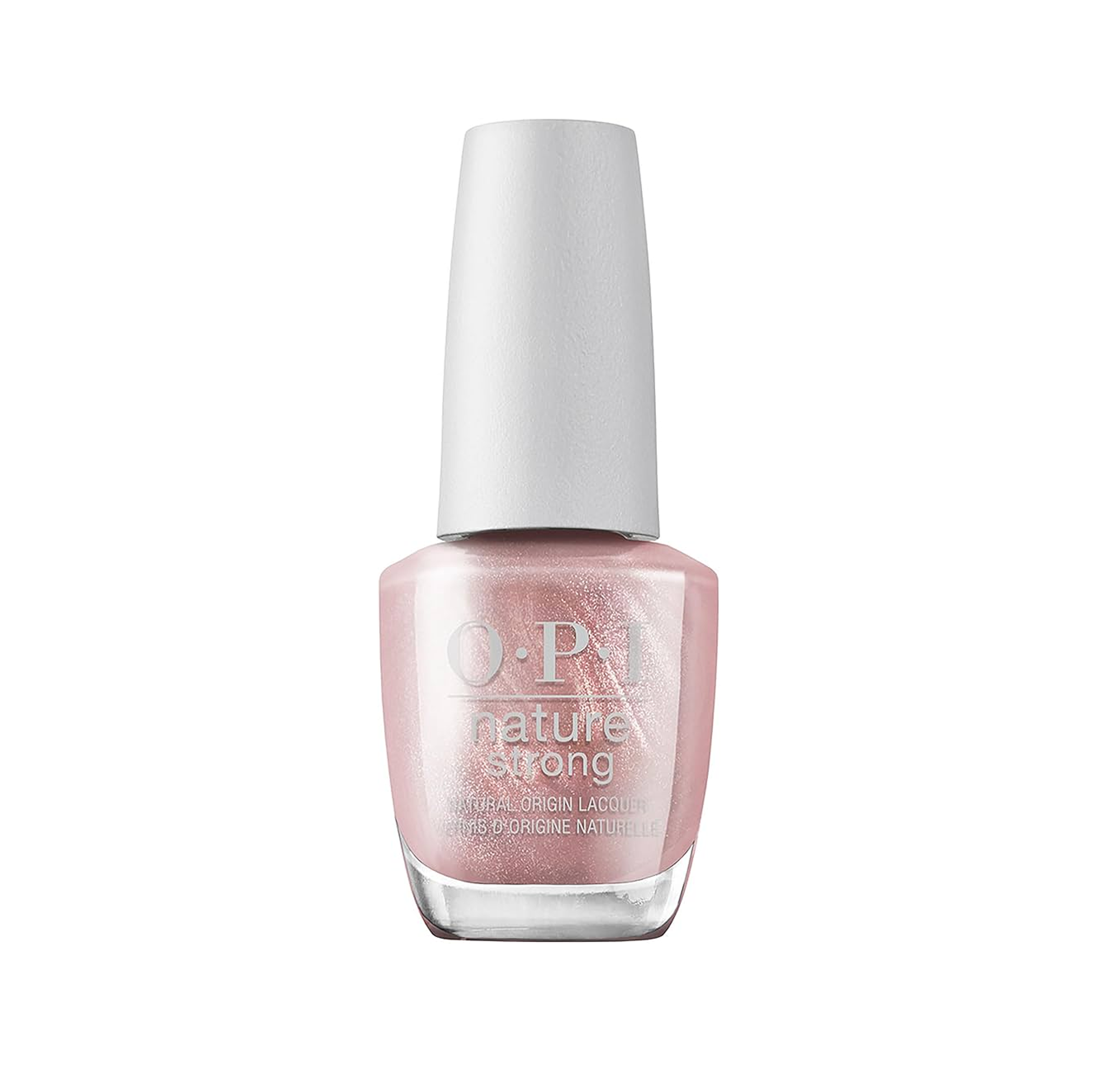 OPI Nature Strong Nail Lacquer INTENTIONS ARE ROSE GOLD - New