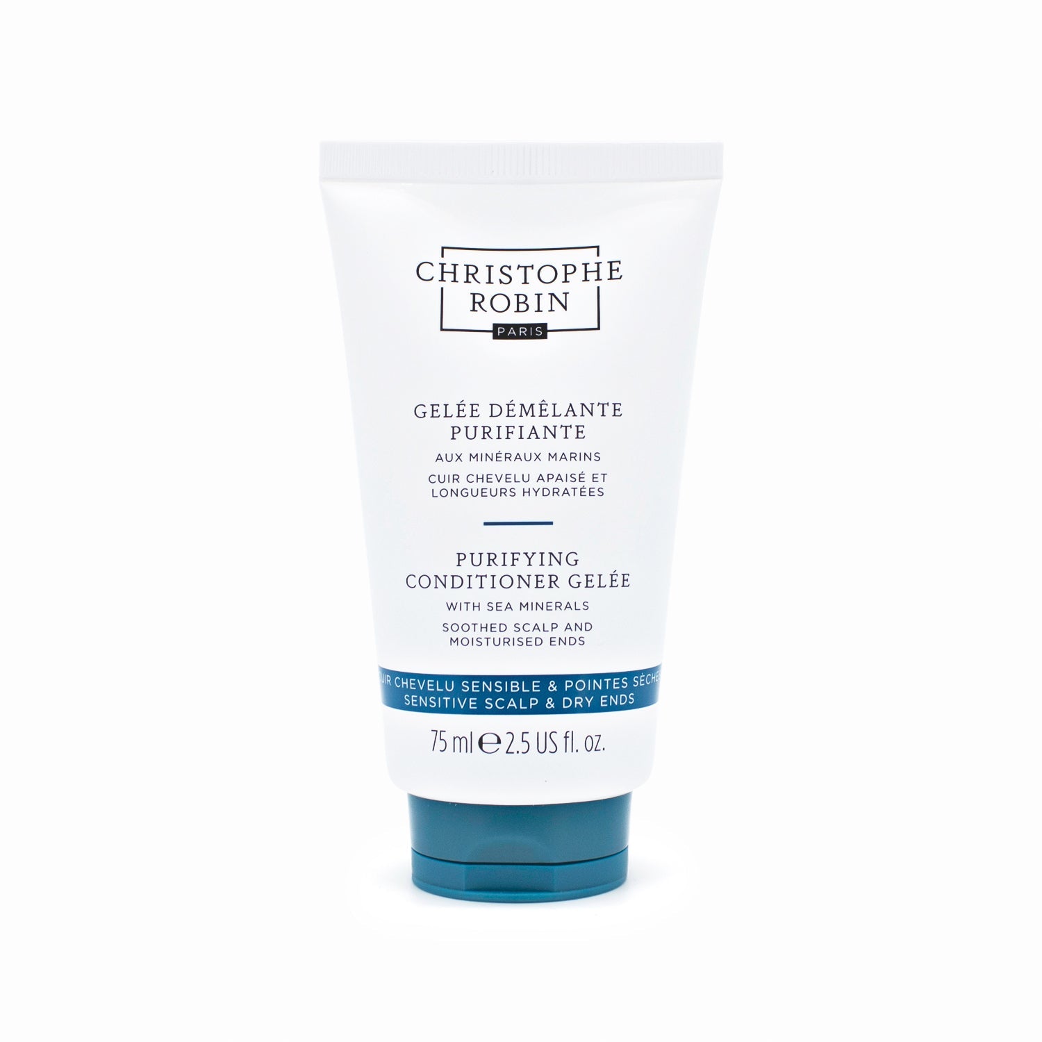 Acondicionador purificante en gel CHRISTOPHE ROBIN, 2.5 oz - Nuevo