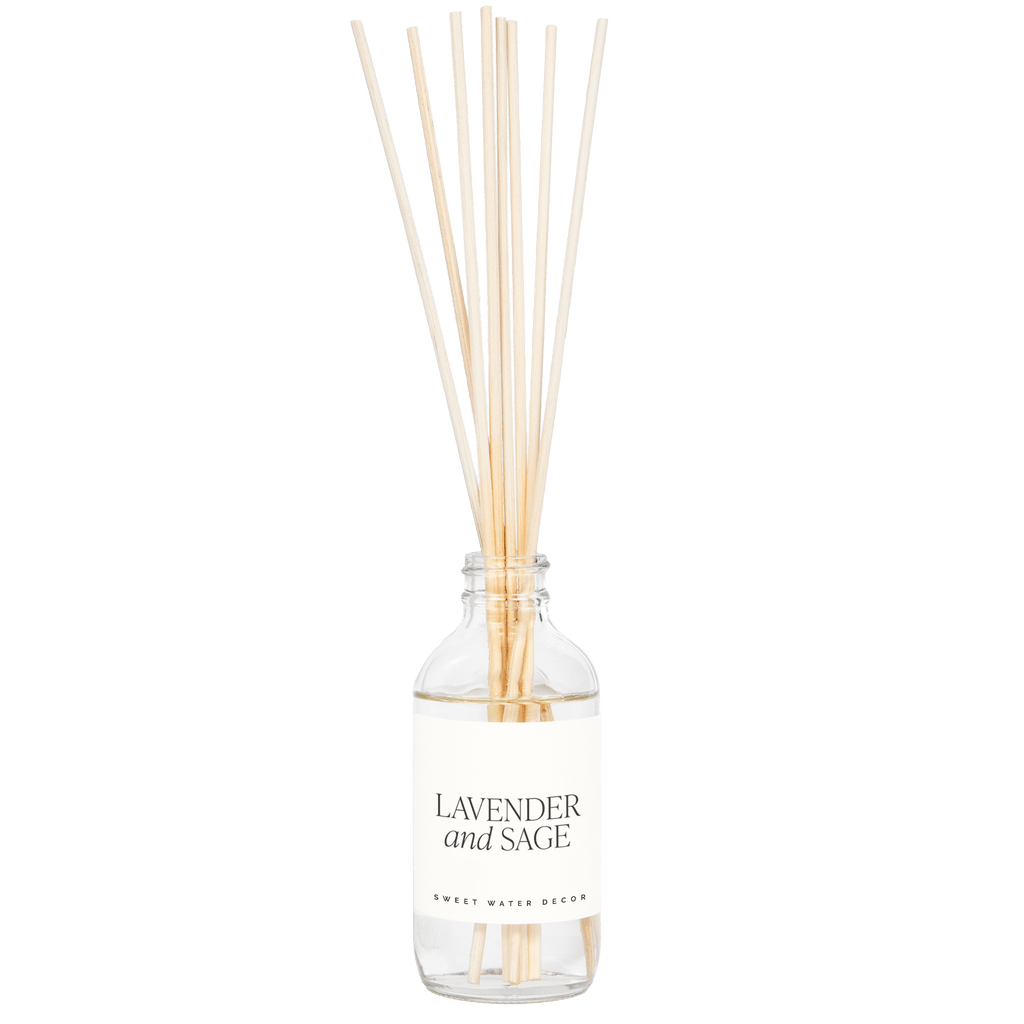 Lavender and Sage Clear Reed Diffuser