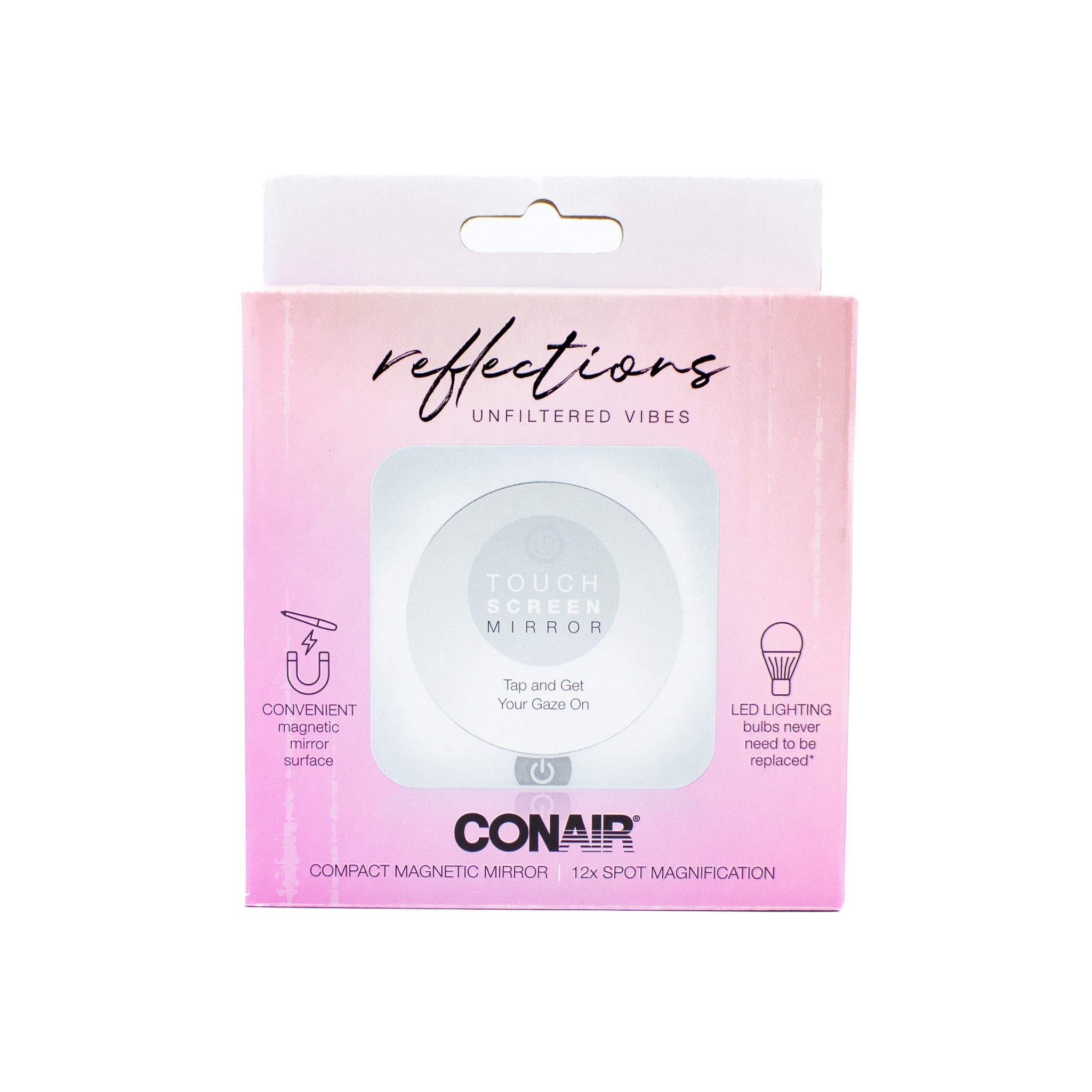 Espejo magnético compacto LED CONAIR Reflections Unfiltered Vibes - Nuevo