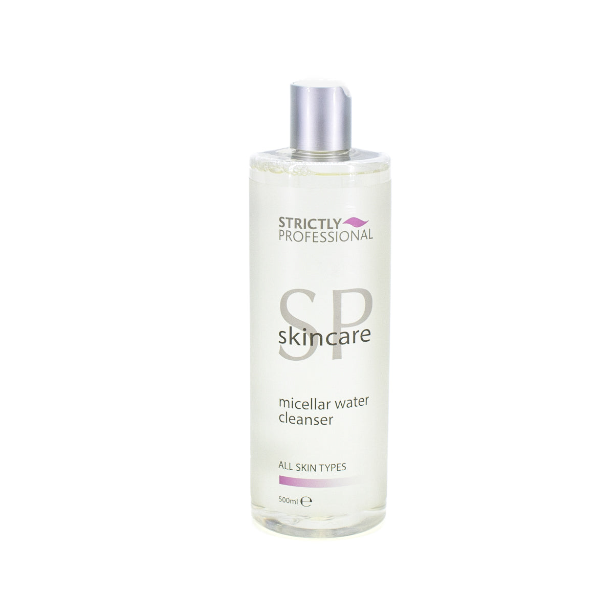 Limpiador de agua micelar STRICTLY PROFESSIONAL para todo tipo de piel, 16.9 oz - Envase para imperfecciones 
