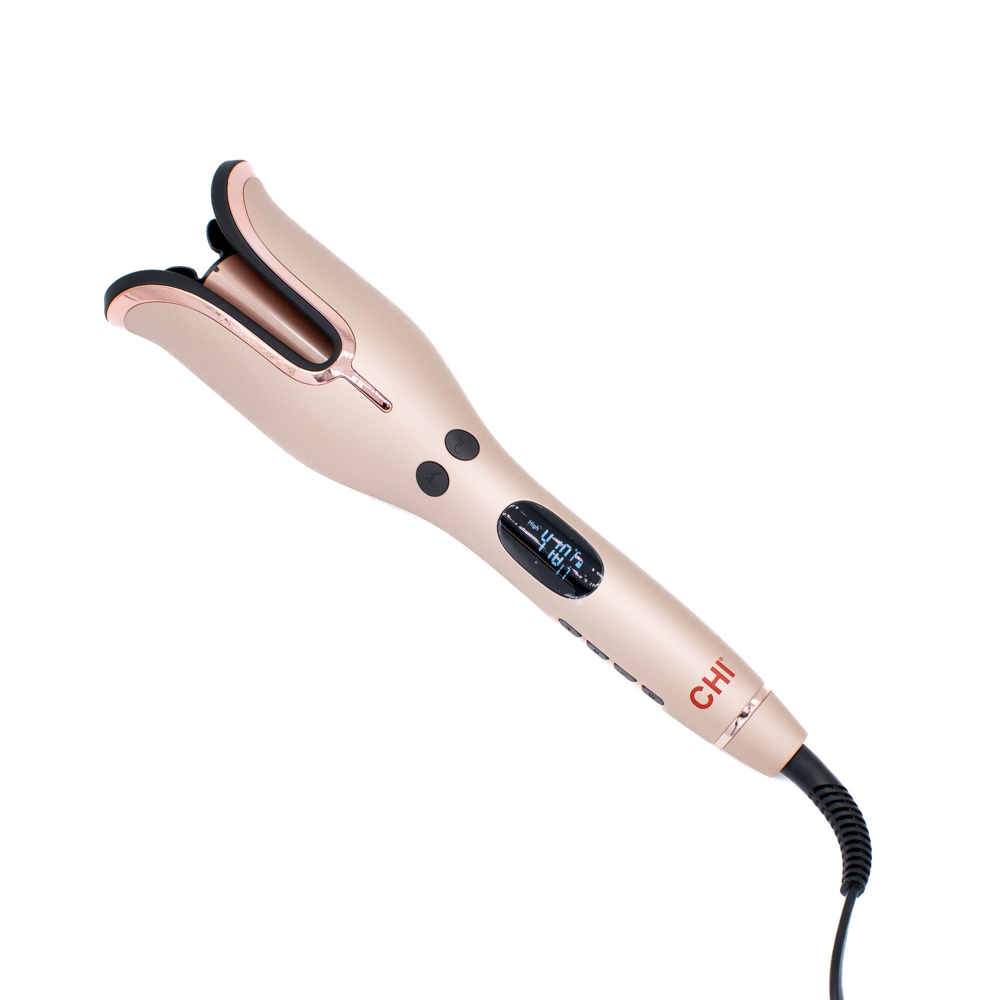 Rizador giratorio de cerámica CHI Spin n Curl de 1" en oro rosa - Nuevo