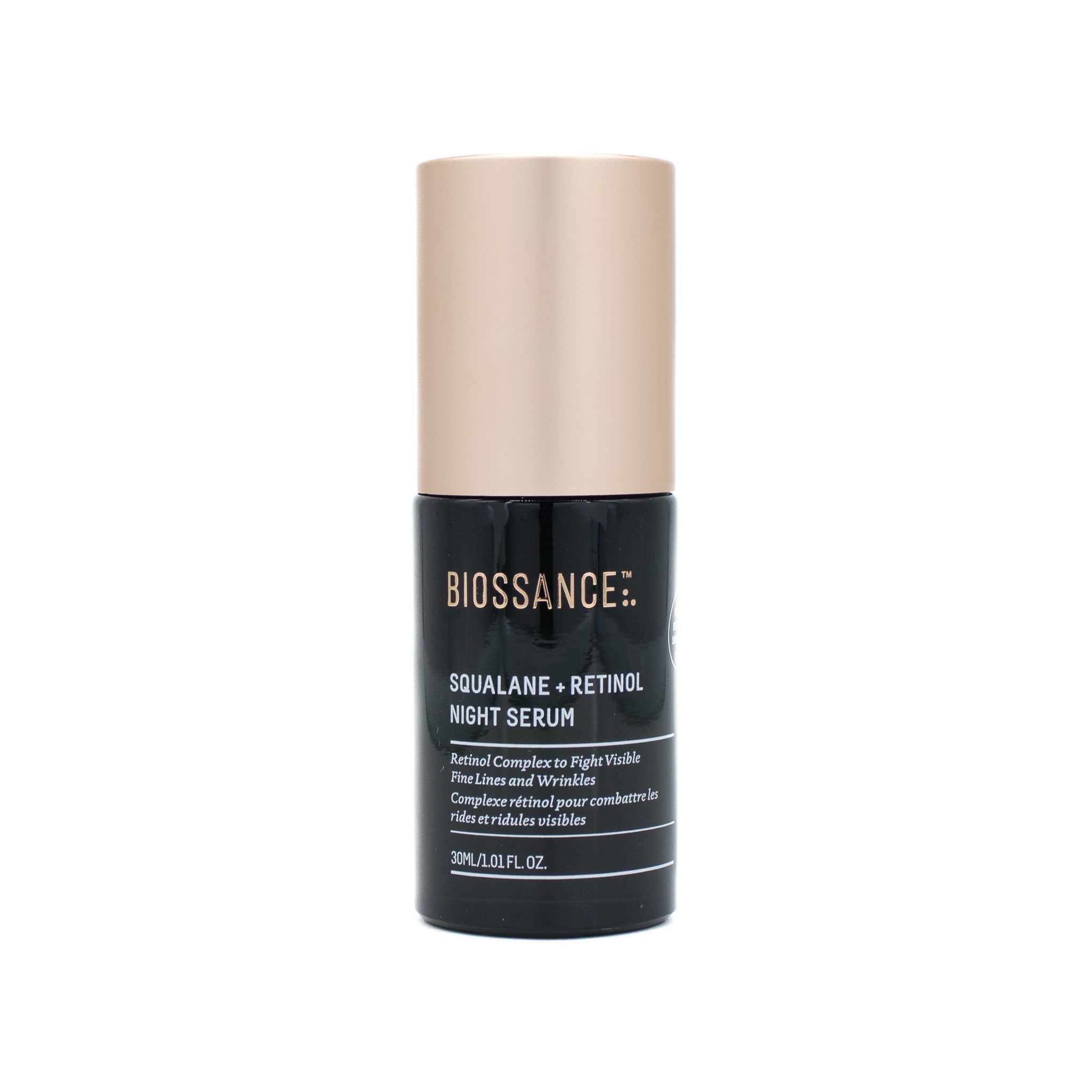 Suero de noche BIOSSANCE Squalane + Retinol 1.01 oz - Falta una pequeña cantidad