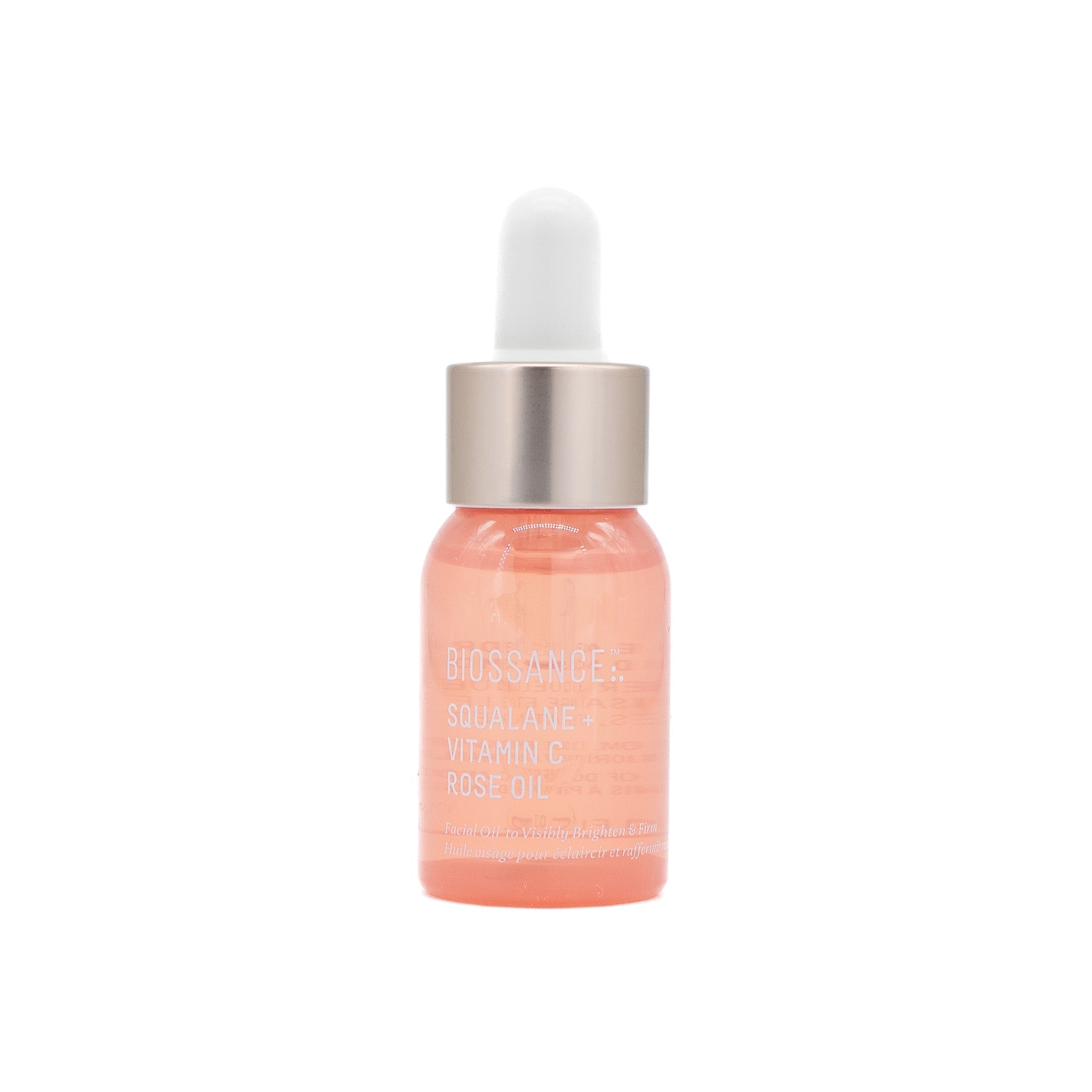 Aceite de rosa BIOSSANCE con escualano y vitamina C, 0.4 oz - Caja imperfecta