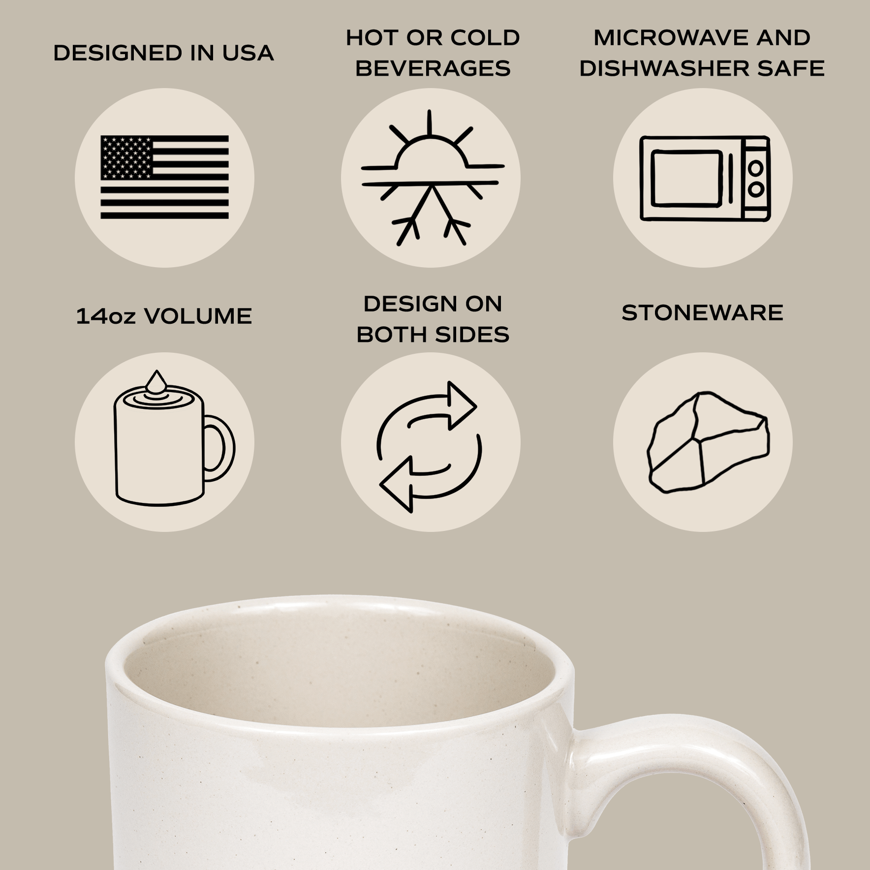Taza de cerámica de 453 ml "La mejor mamá del mundo" 
