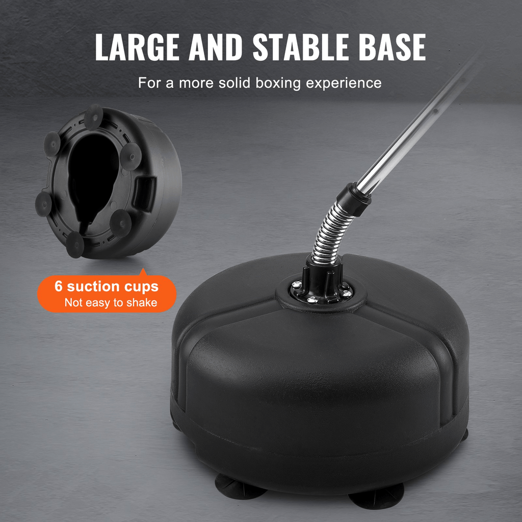 Adjustable Reflex Punching Bag with Gloves & Stand - VEVOR