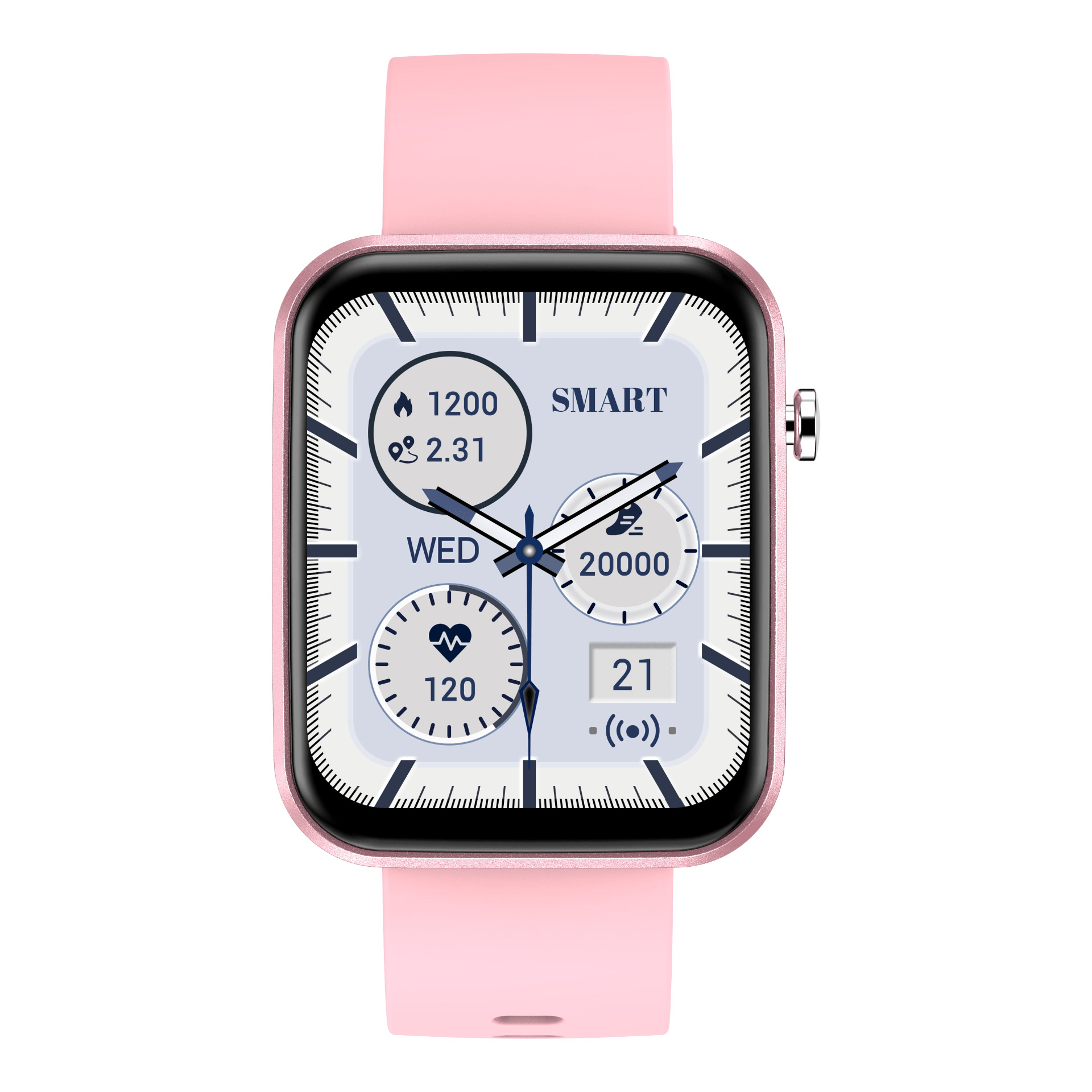 Advanced Smartwatch with Three Interchangeable Bands – Wellness & Activity Tracker