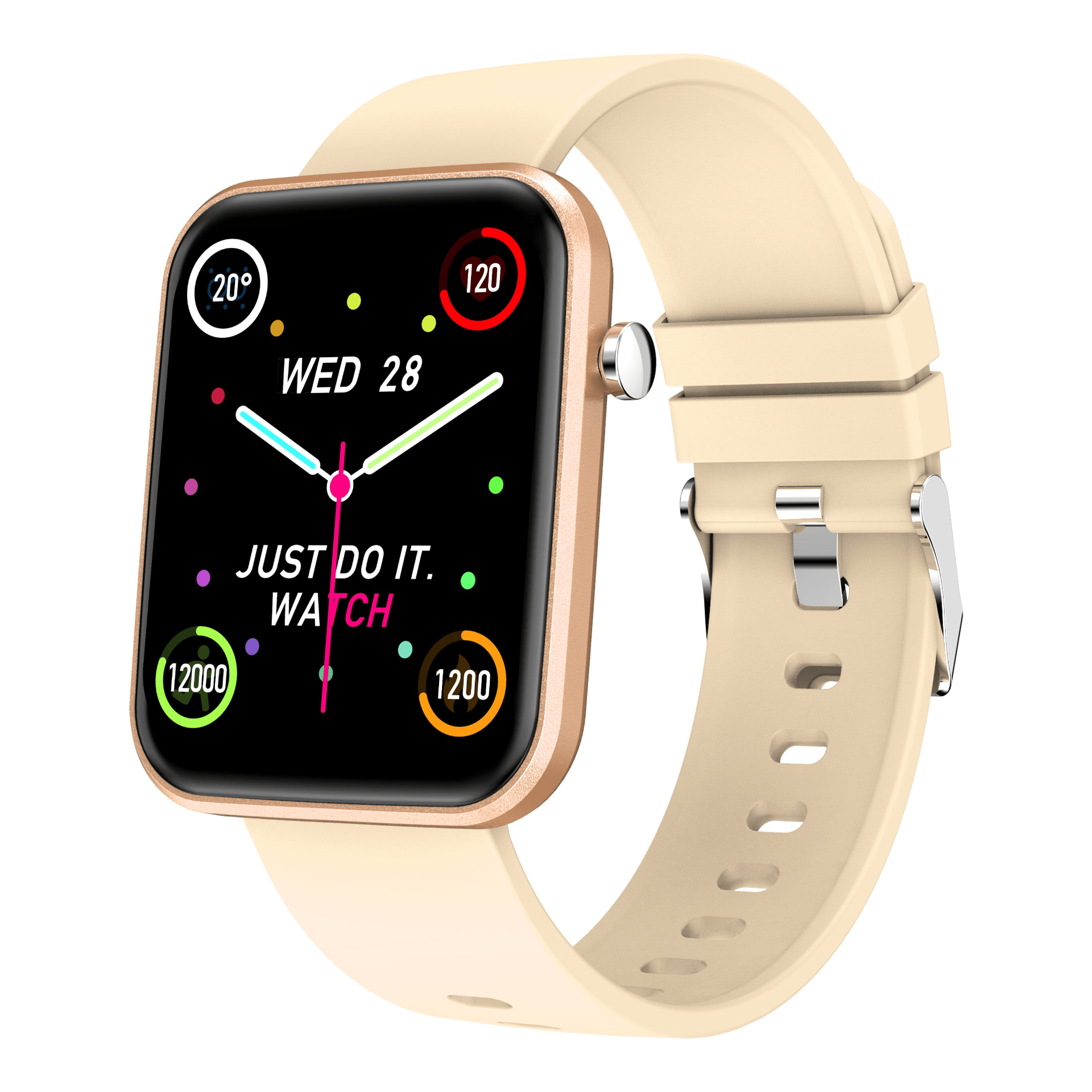 Advanced Smartwatch with Three Interchangeable Bands – Wellness & Activity Tracker