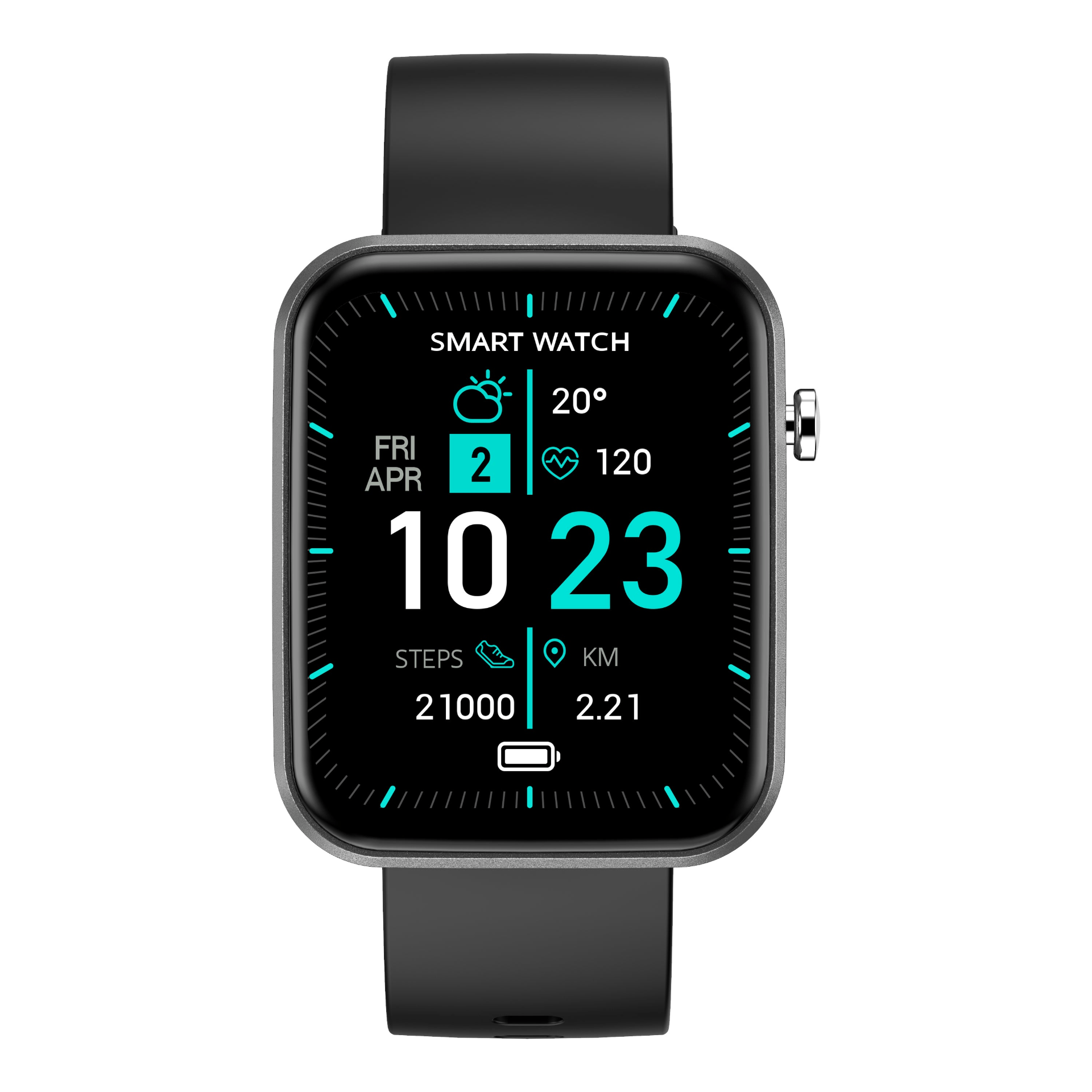 Advanced Smartwatch with Three Interchangeable Bands – Wellness & Activity Tracker