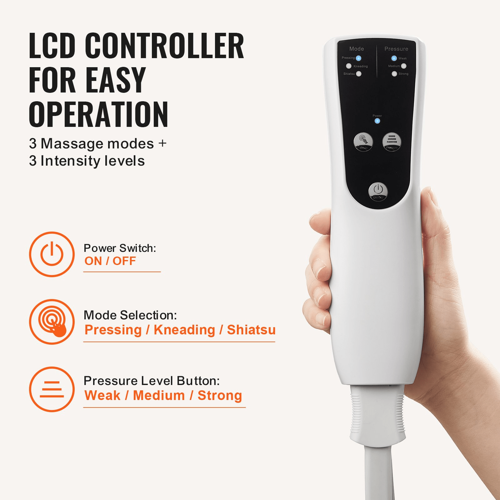 VEVOR Leg Circulation Massager Boots with Air Compression