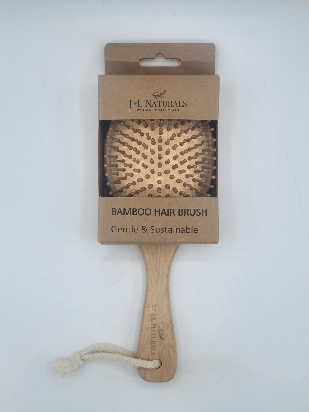 Bamboo Hair Brush – Eco-Friendly & Gentle Detangling