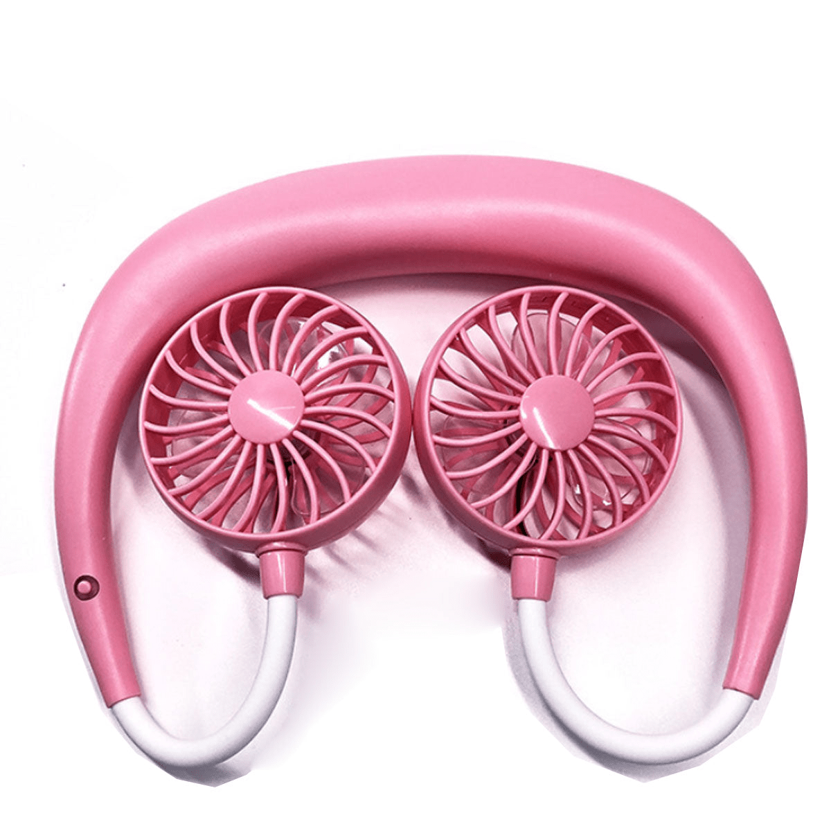 Beat The Heat Double Cool Cordless Breezy Mini Collar Fan – Stay Cool & Comfortable Anywhere