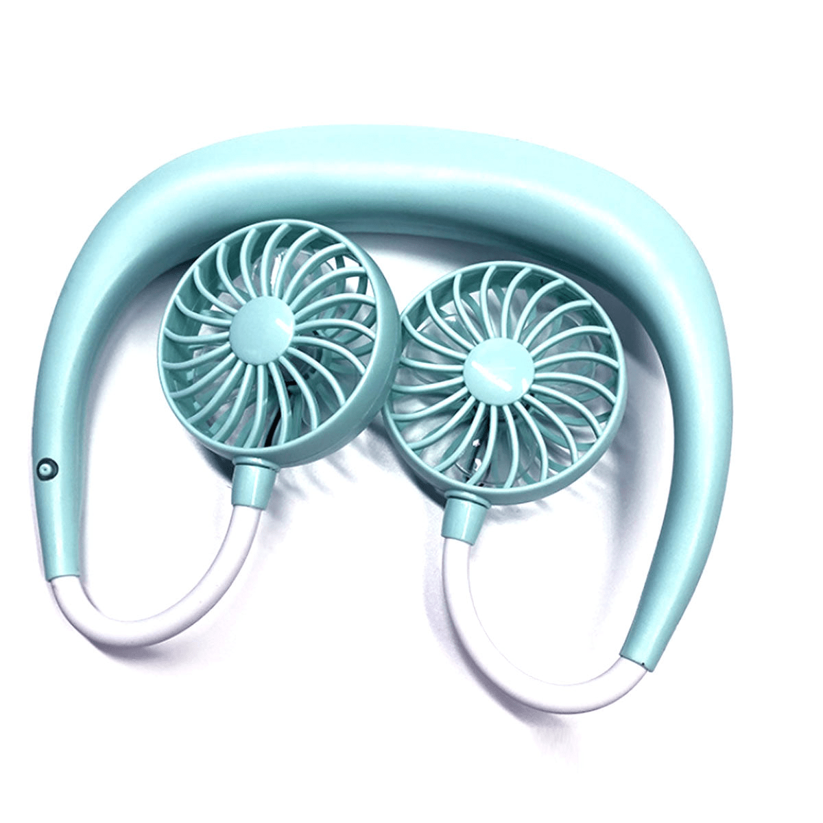 Beat The Heat Double Cool Cordless Breezy Mini Collar Fan – Stay Cool & Comfortable Anywhere