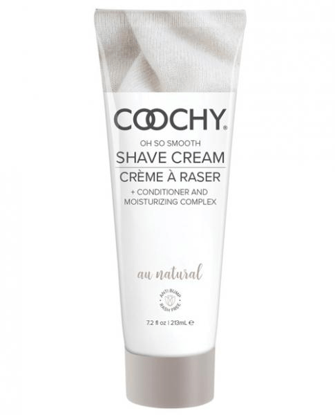 Coochy Au Natural Bikini Line Shave Cream — Fragrance‑Free, Ultra‑Hydrating