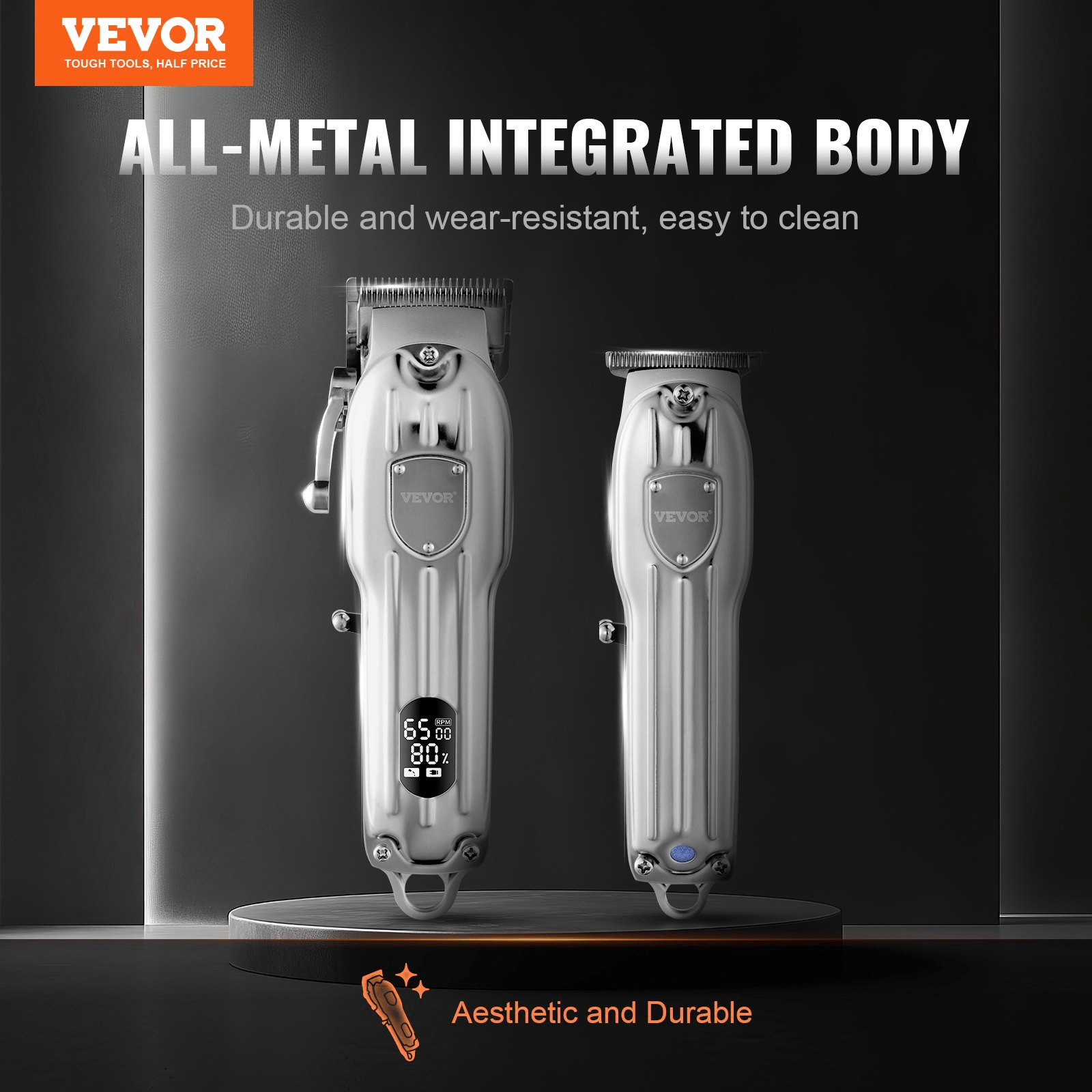 💇 Cordless Professional Hair Clippers Set – High-Speed Grooming Tool for Salon-Quality Results