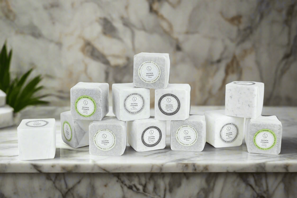 Earthy Shower Steamer Gift Box – Luxurious Aromatherapy & Self-Care