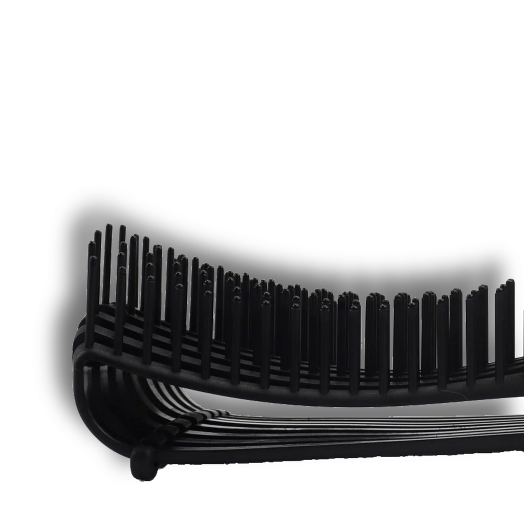 🖤 Easy Detangle Hairbrush – Adjustable Flex Grip
