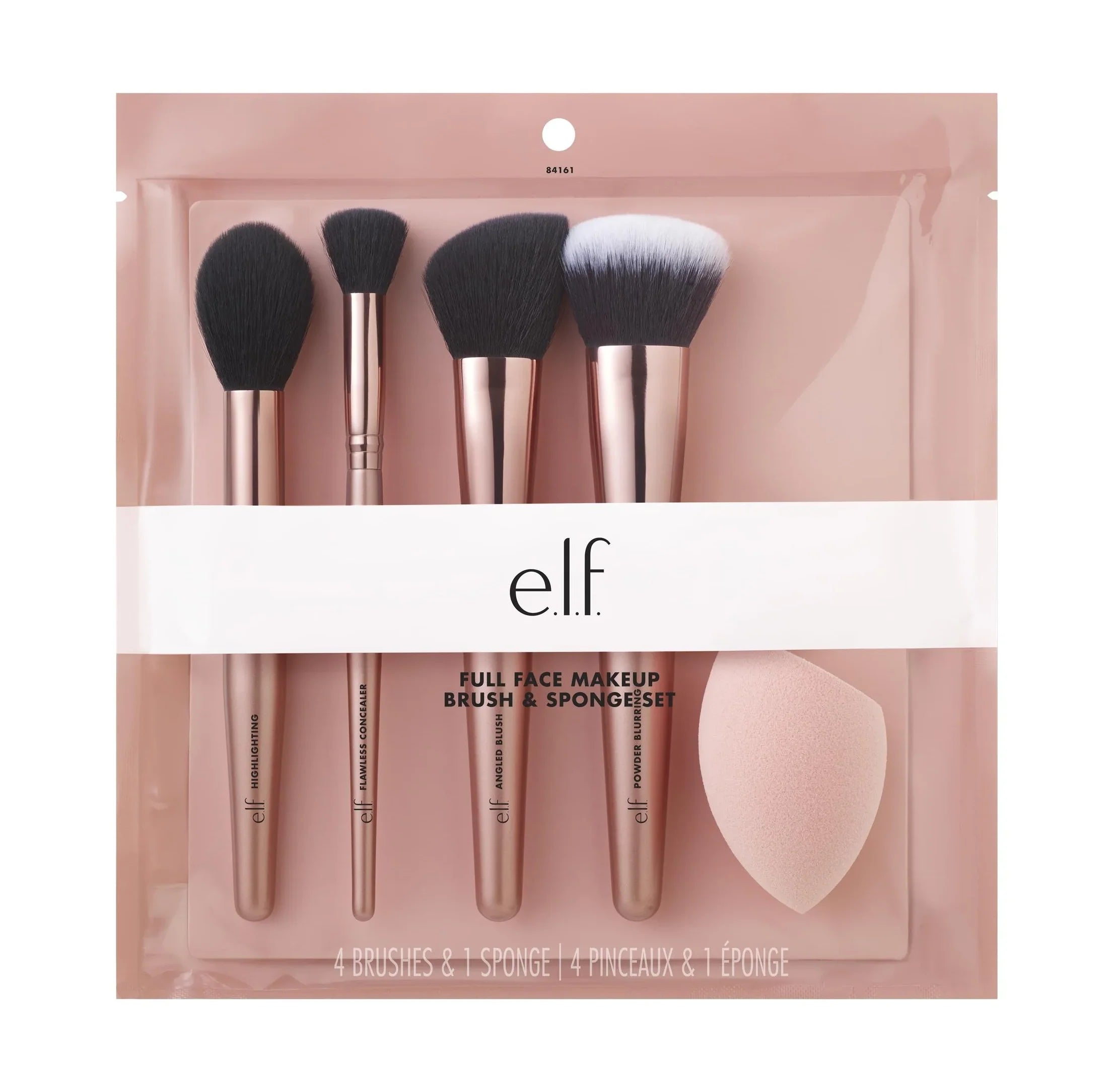 e.l.f. Complexion Essentials Brush & Sponge Set - New