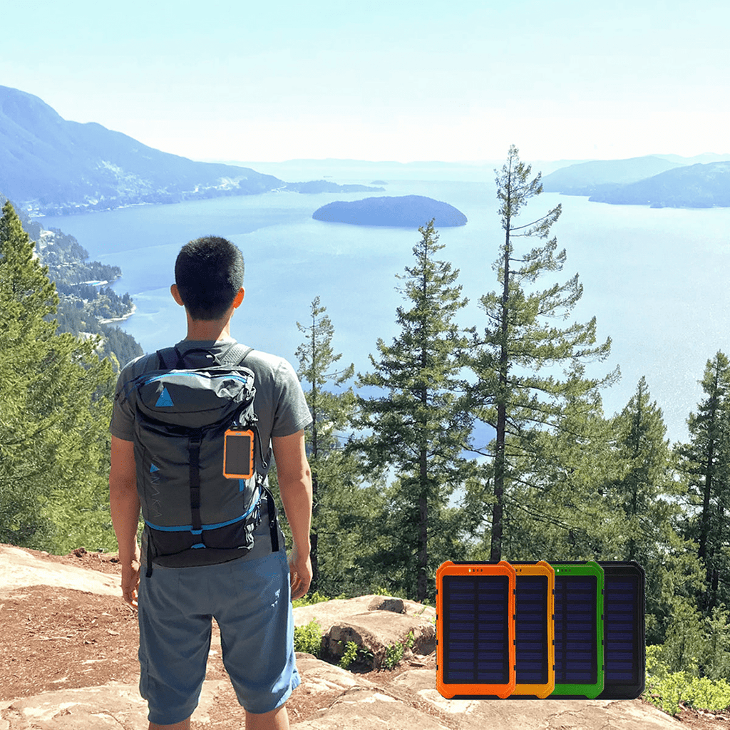 Eco-Friendly 6000mAh Dual USB Solar Power Bank Charger – Sustainable Power Anytime, Anywhere