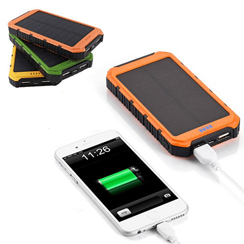 Eco-Friendly 6000mAh Dual USB Solar Power Bank Charger – Sustainable Power Anytime, Anywhere
