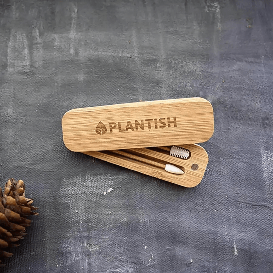 Eco-Friendly Reusable Q Tips with Travel Case