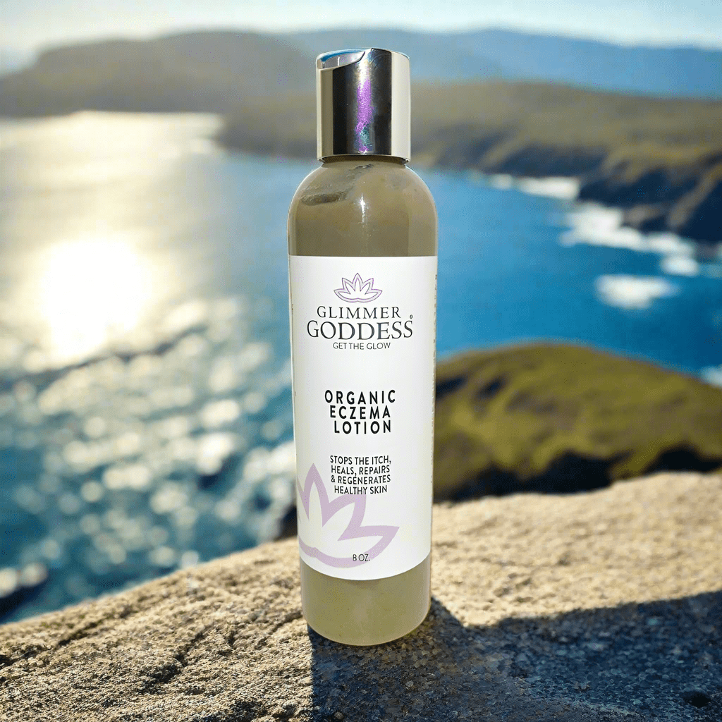 Glimmer Goddess Organic Eczema Lotion - Stop the Itch, Heal The Skin