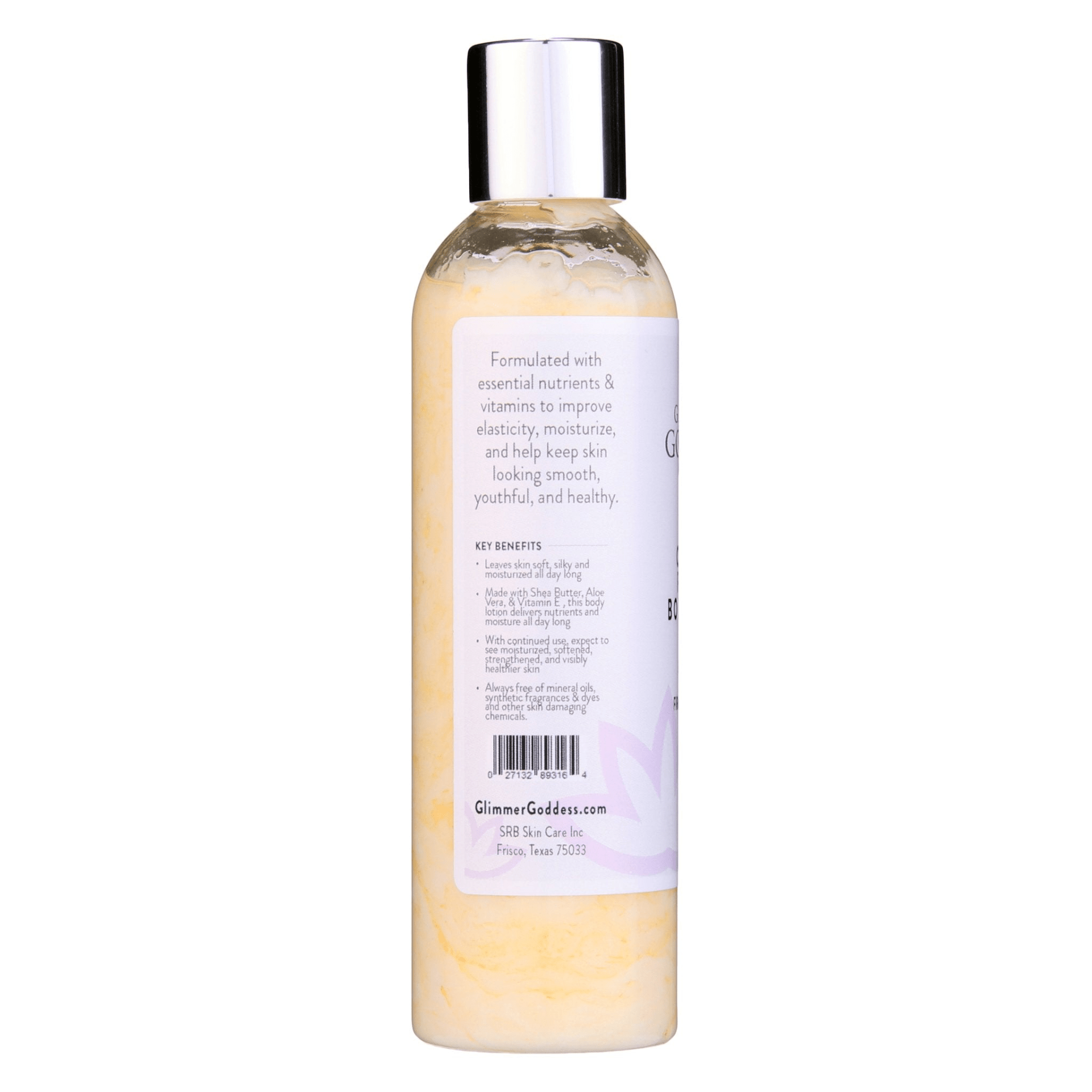 Glimmer Goddess Organic Firming Body Lotion - Hydrate and Revitalize Naturally