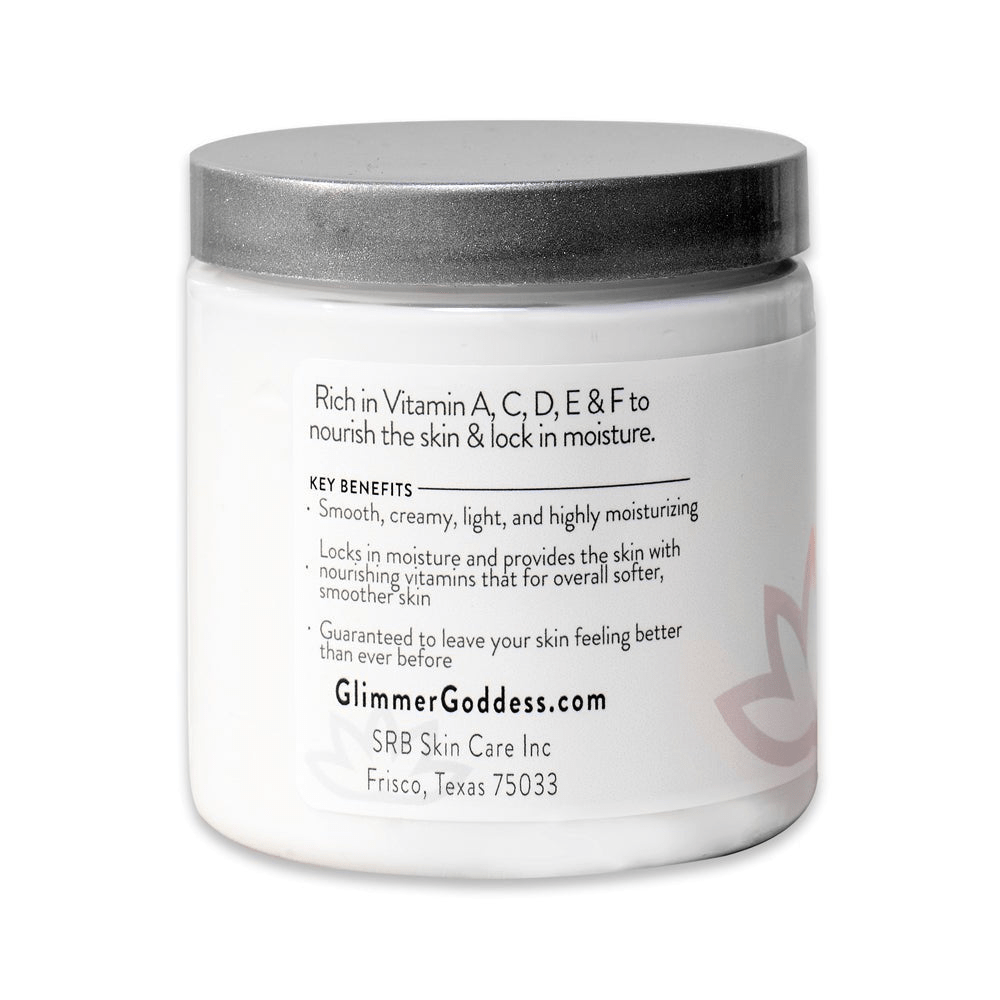 Glimmer Goddess Organic Whipped Body Butter - Ethical & Deep Hydration Skincare
