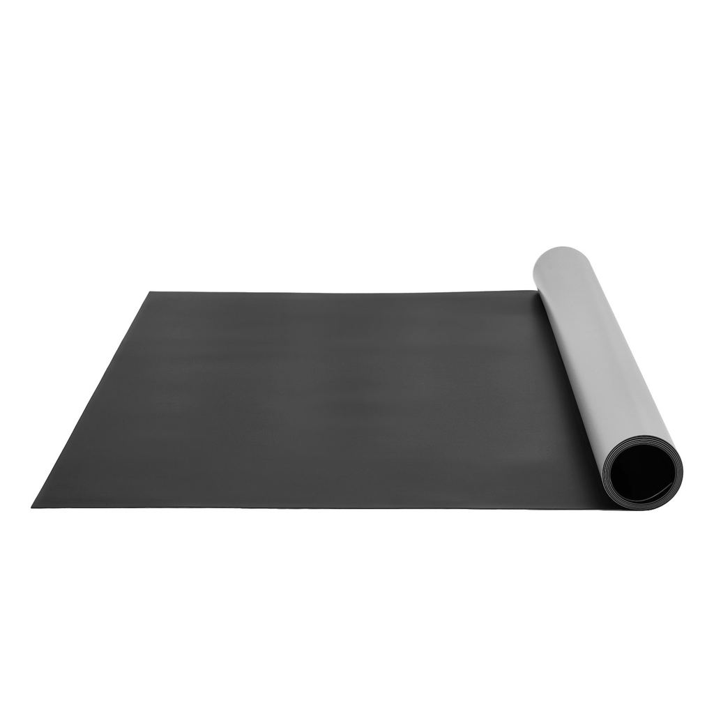 Gym Flooring Set 6.6' x 3' PVC Yoga Fitness Equipment Mat for Pilates