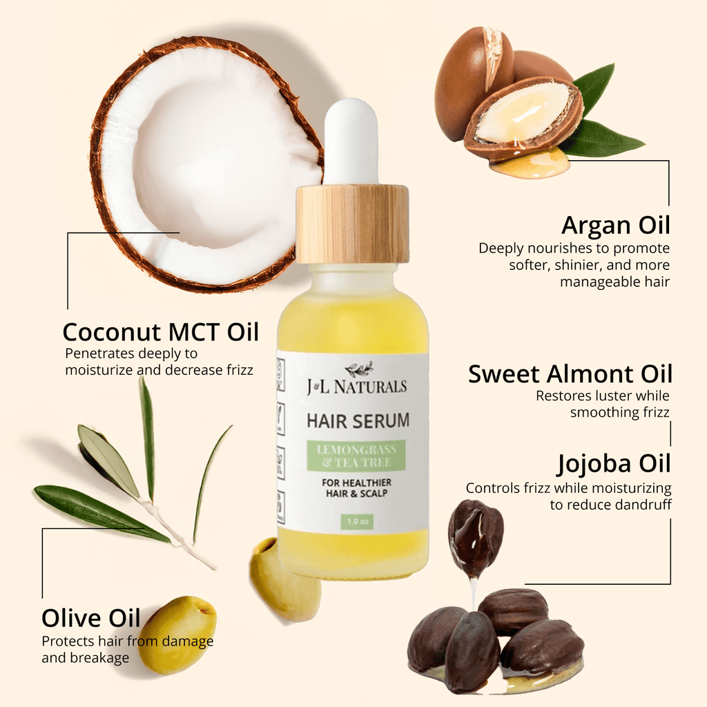 Hair Serum Duo – Plant-Powered Oils for Growth, Hydration & Strength