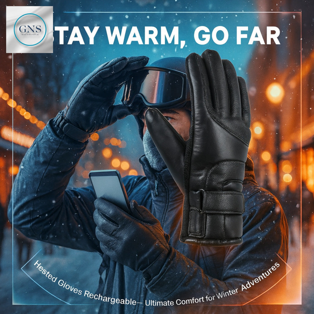 Heated Gloves Rechargeable with 3 Heat Levels, Touchscreen, Waterproof