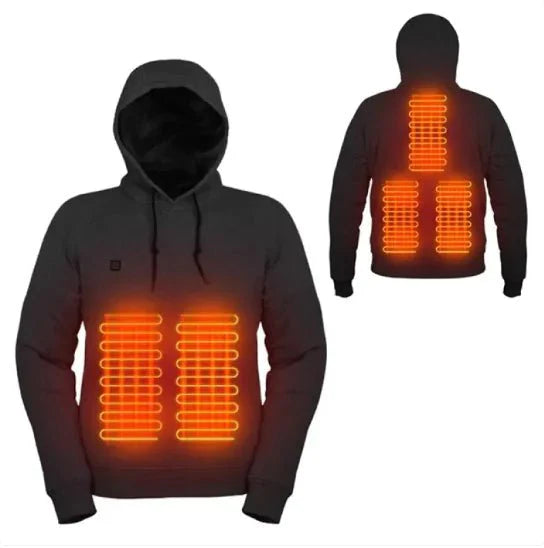Heated Jacket for Winter with USB Power and Adjustable Heat