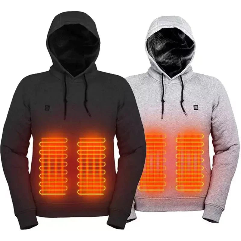 Heated Jacket for Winter with USB Power and Adjustable Heat